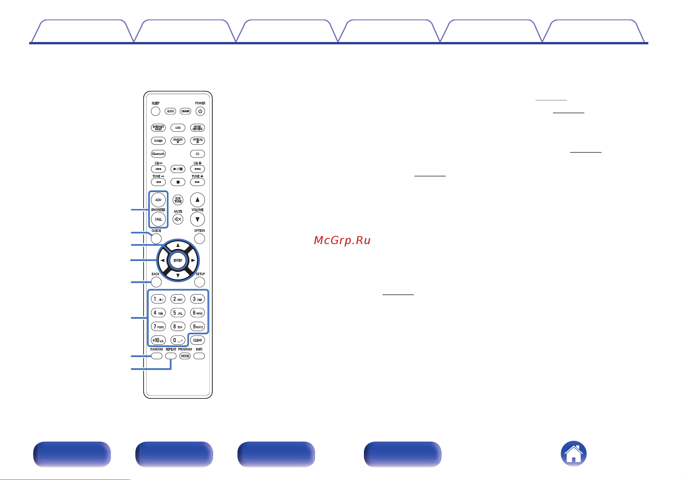 Denon RCD-N10 White Руководство по эксплуатации онлайн [18/160] 554267