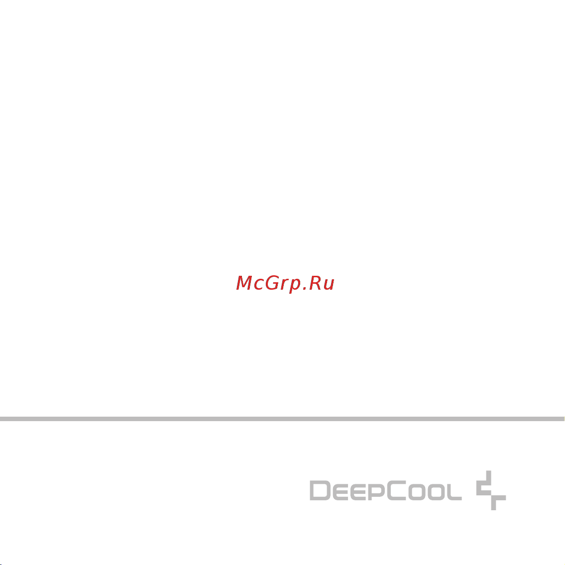 Deepcool CG580 Инструкция по эксплуатации онлайн