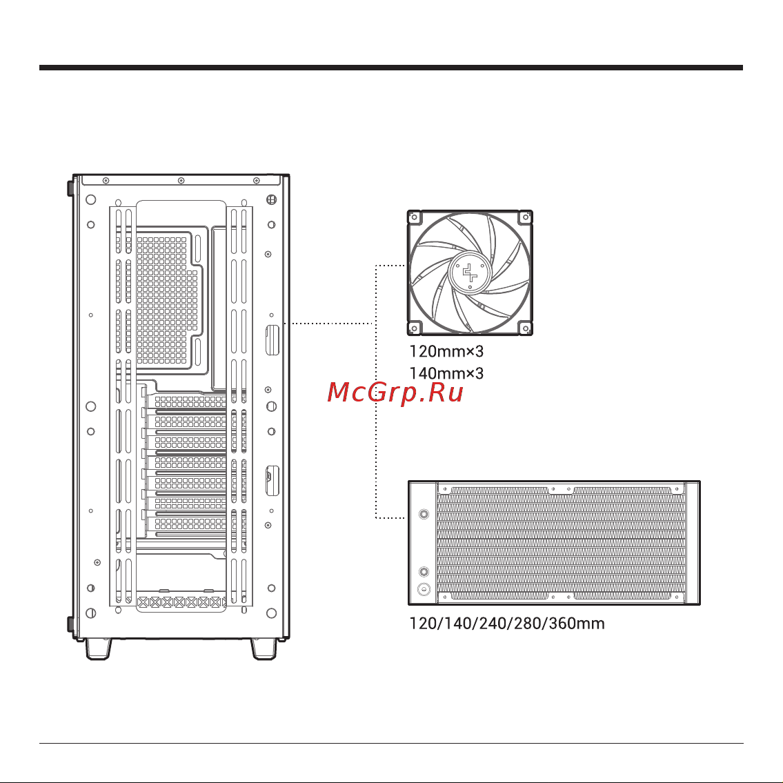 Deepcool MATREXX 55 MESH V4 Инструкция по эксплуатации онлайн [8/32] 902043