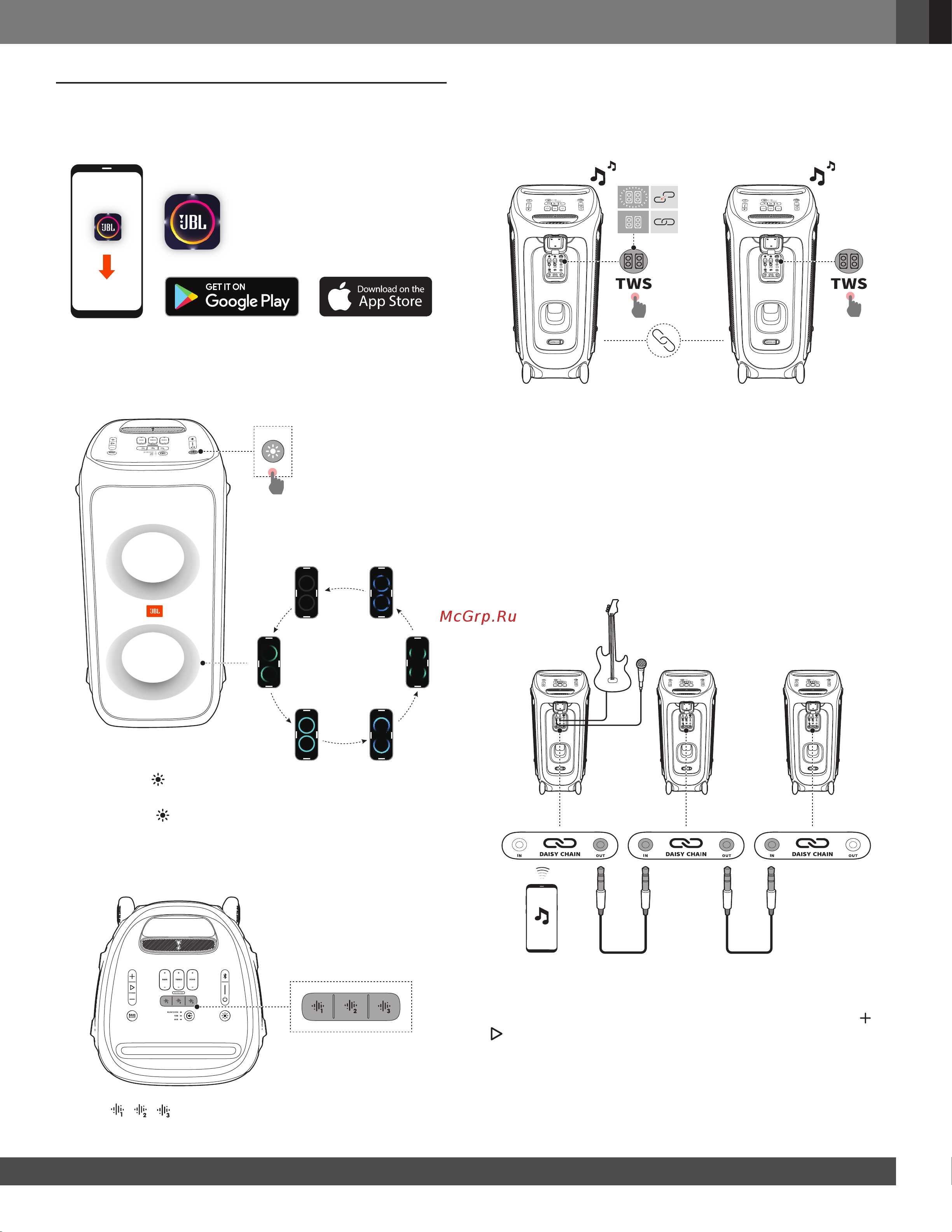 JBL Partybox 310 Руководство по эксплуатации онлайн [15/19] 582499