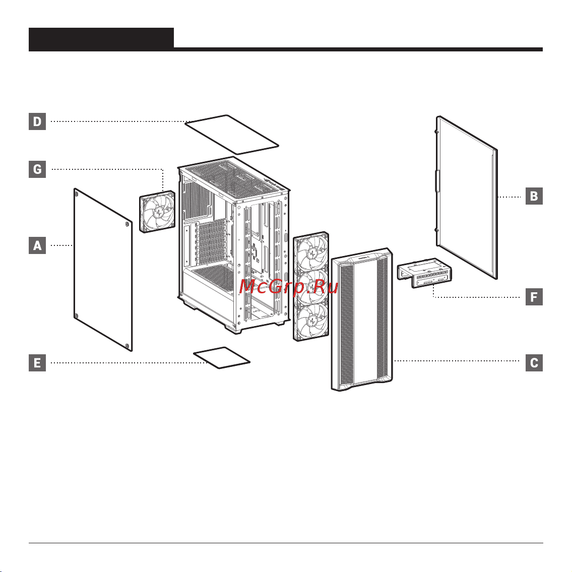 Deepcool CC560 ARGB V2 Инструкция по эксплуатации онлайн [3/36] 902047