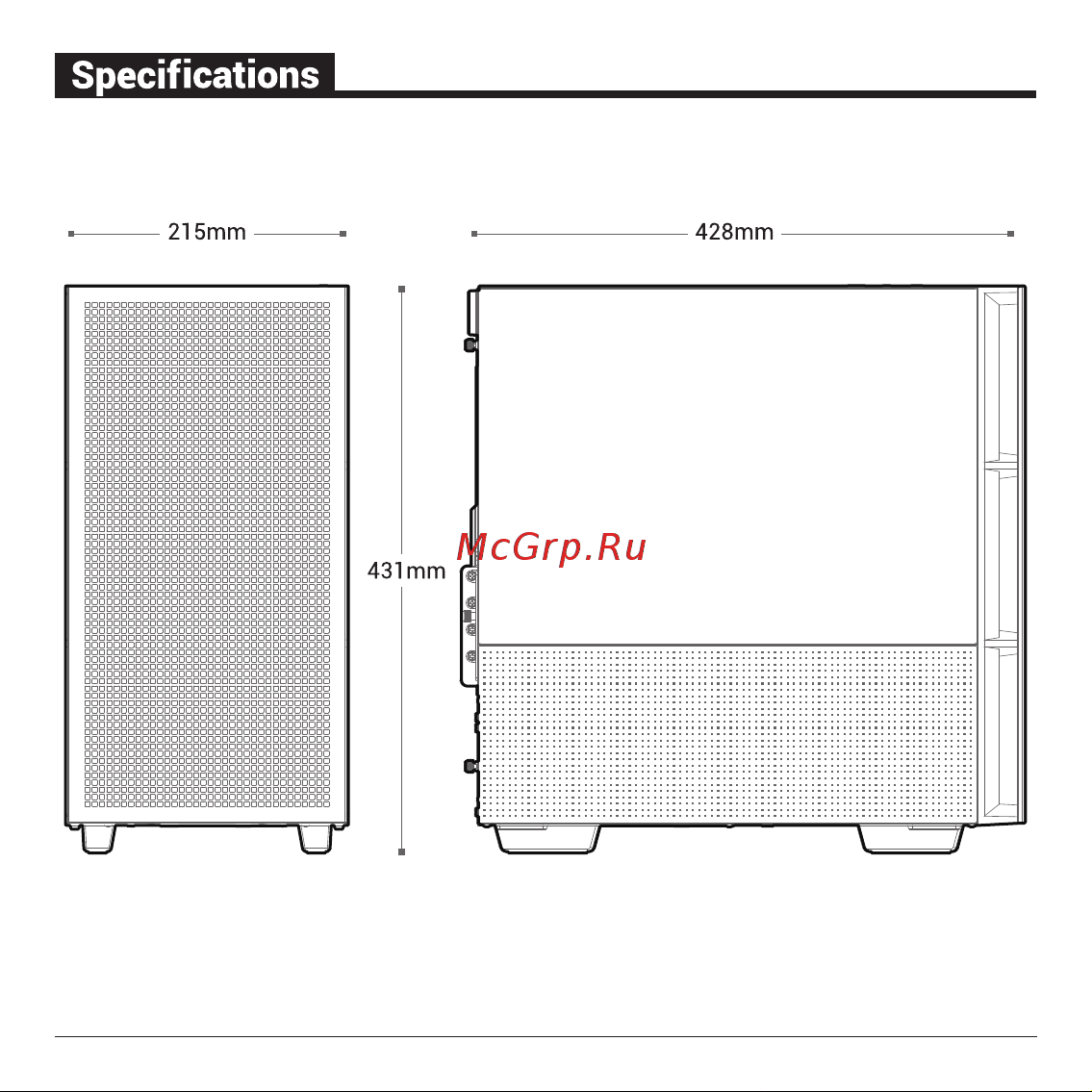 Deepcool CH360 WH Инструкция по эксплуатации онлайн [8/36] 902052