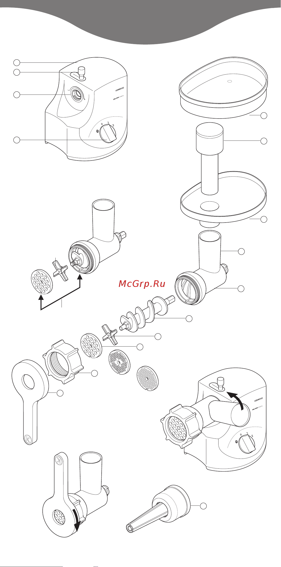 Kenwood MG700 Руководство по эксплуатации онлайн [2/10] 783182