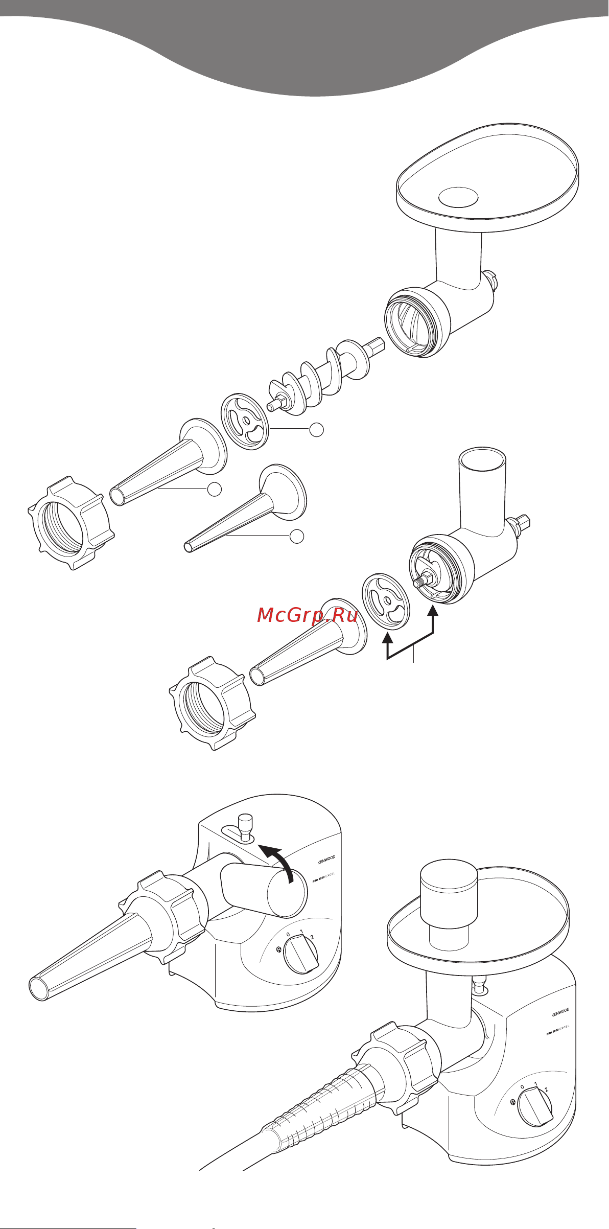 Kenwood MG700 Руководство по эксплуатации онлайн [3/10] 783182