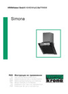 Krona SIMONA 600 BLACK 3S Руководство по эксплуатации