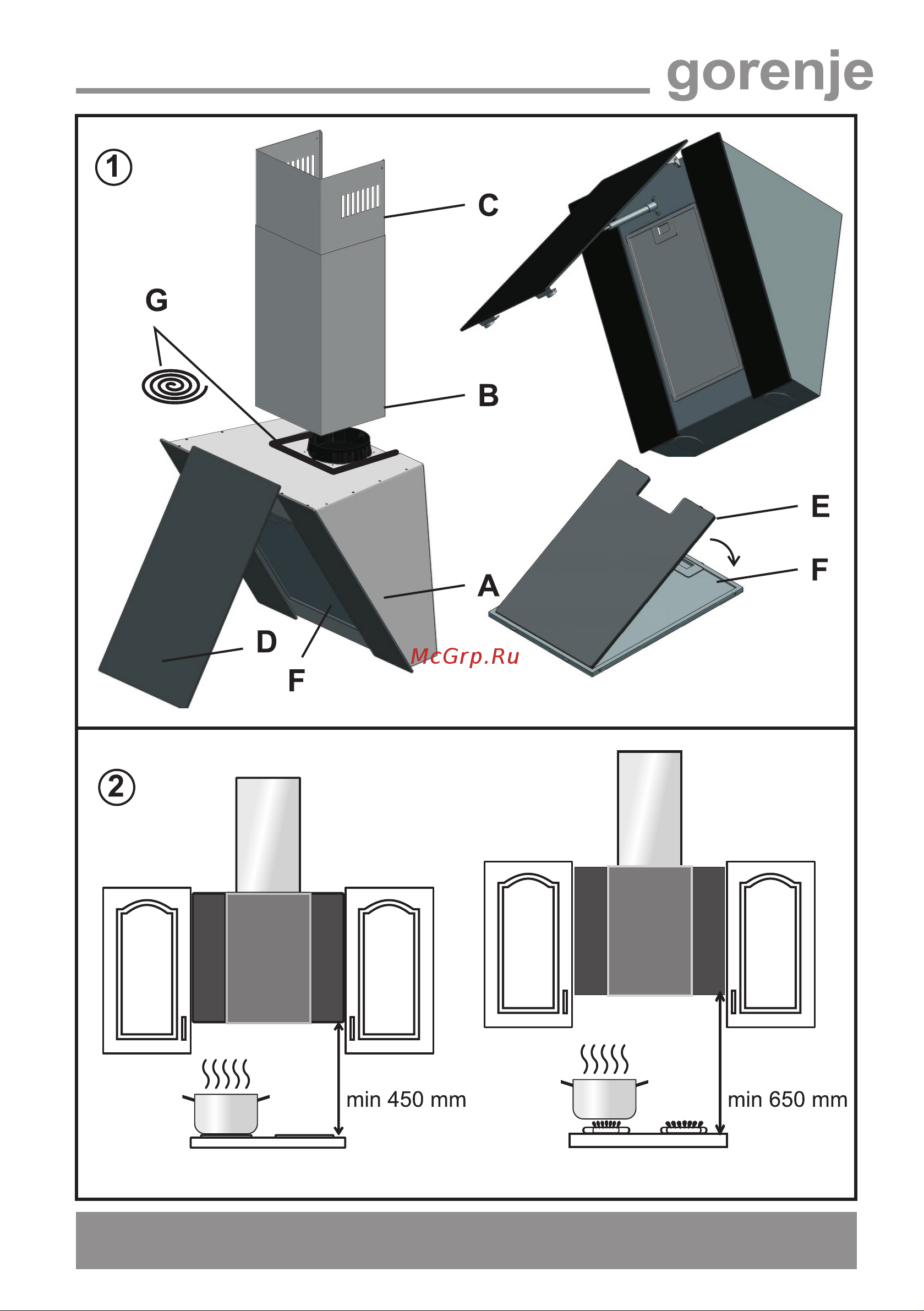 Gorenje DVG8565B Руководство по эксплуатации онлайн [3/13] 131031