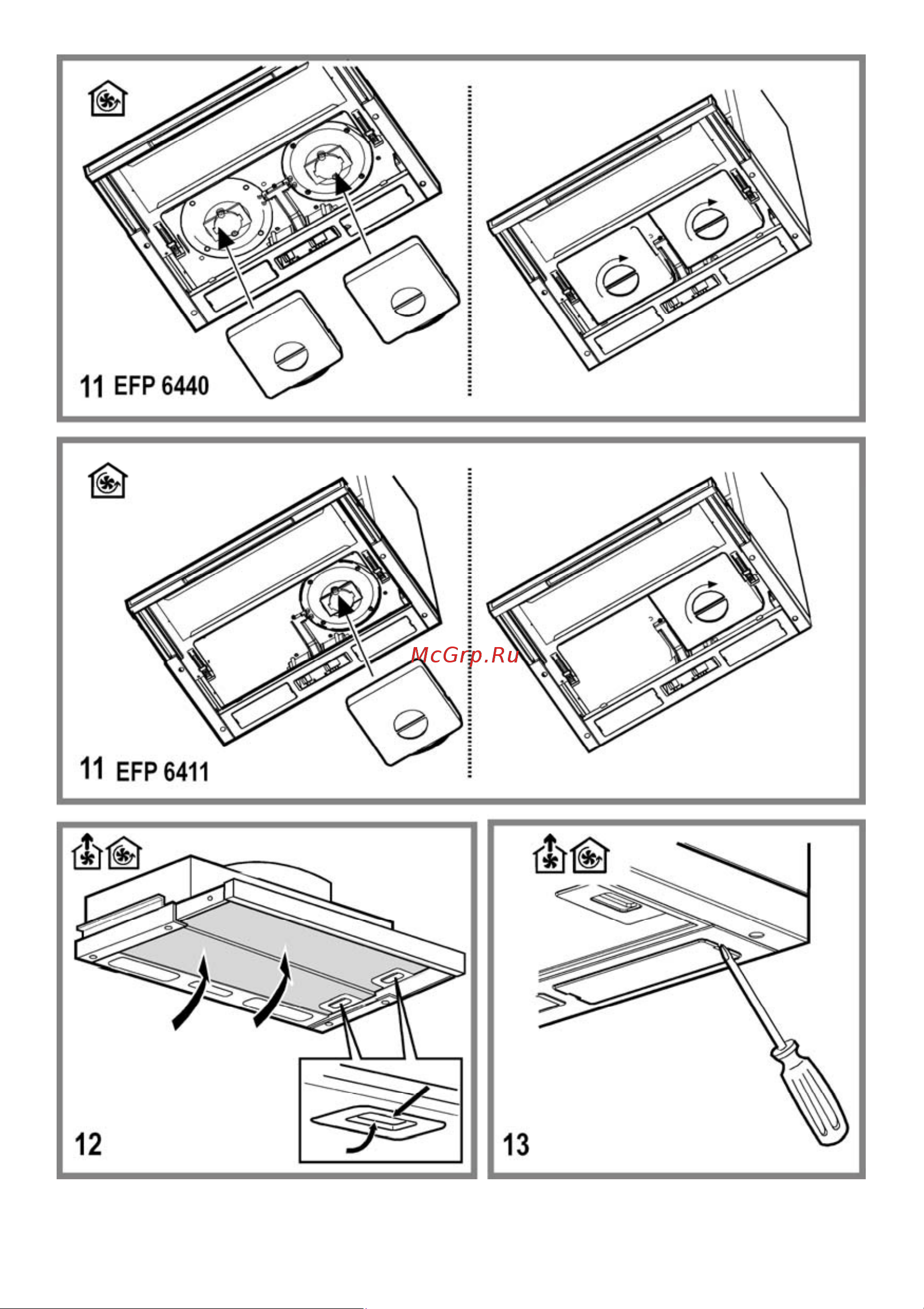 Electrolux EFP6411X Руководство по эксплуатации онлайн [9/11] 78785