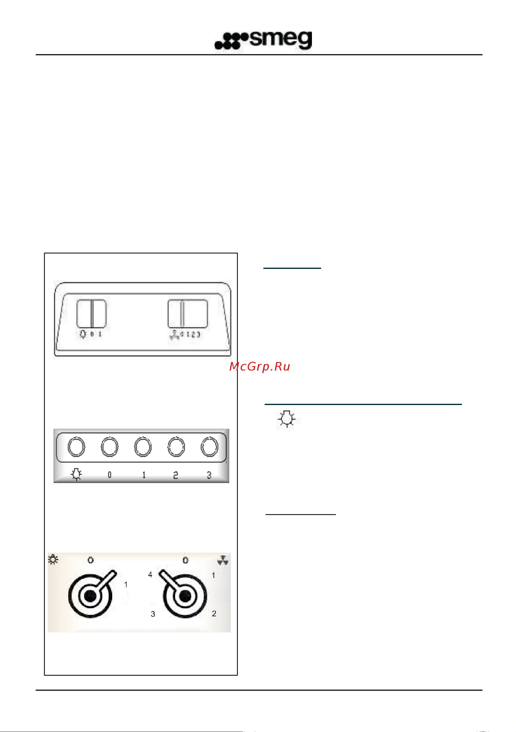 Smeg KSE86AO9 Руководство по эксплуатации онлайн [5/10] 13889