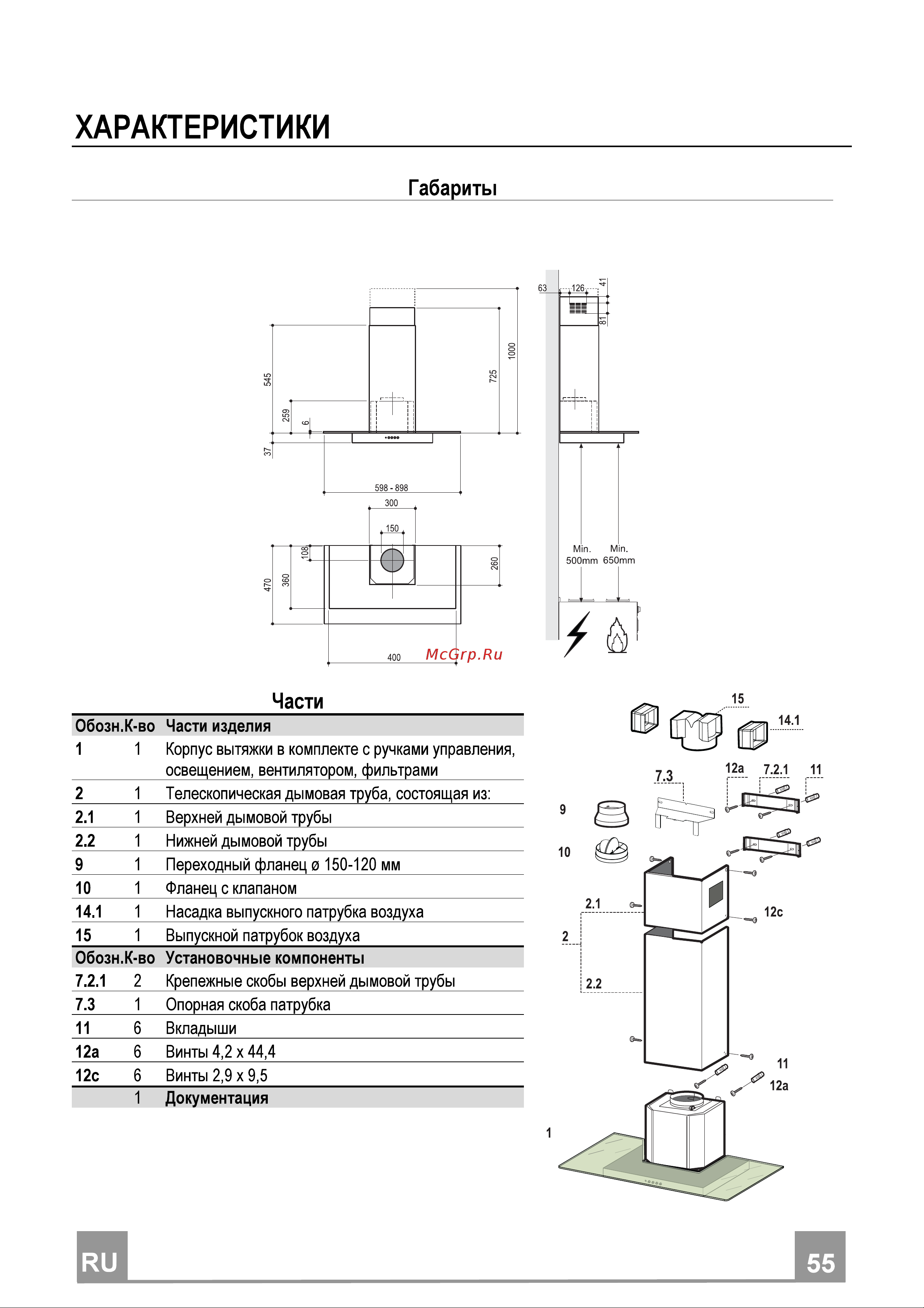 Smeg KFV62DBE Руководство по эксплуатации онлайн [6/11] 204001
