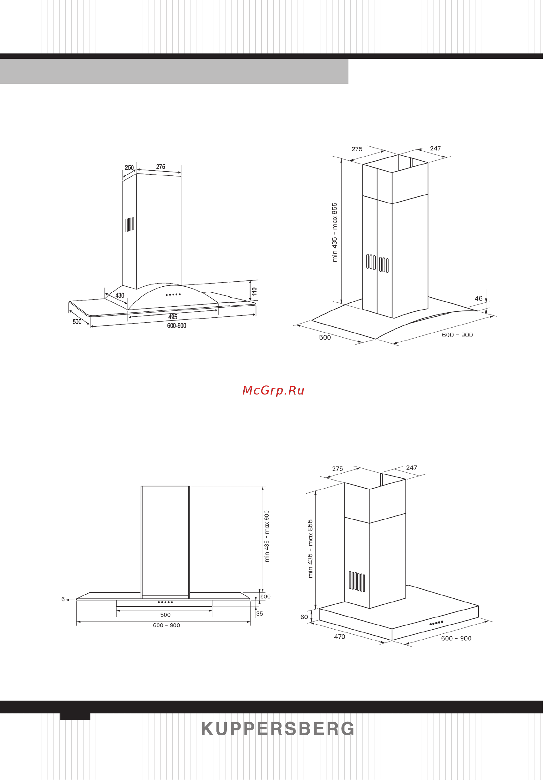 Kuppersberg KAMINOX 60 X 4HPB Руководство по эксплуатации онлайн [10/20] 63857