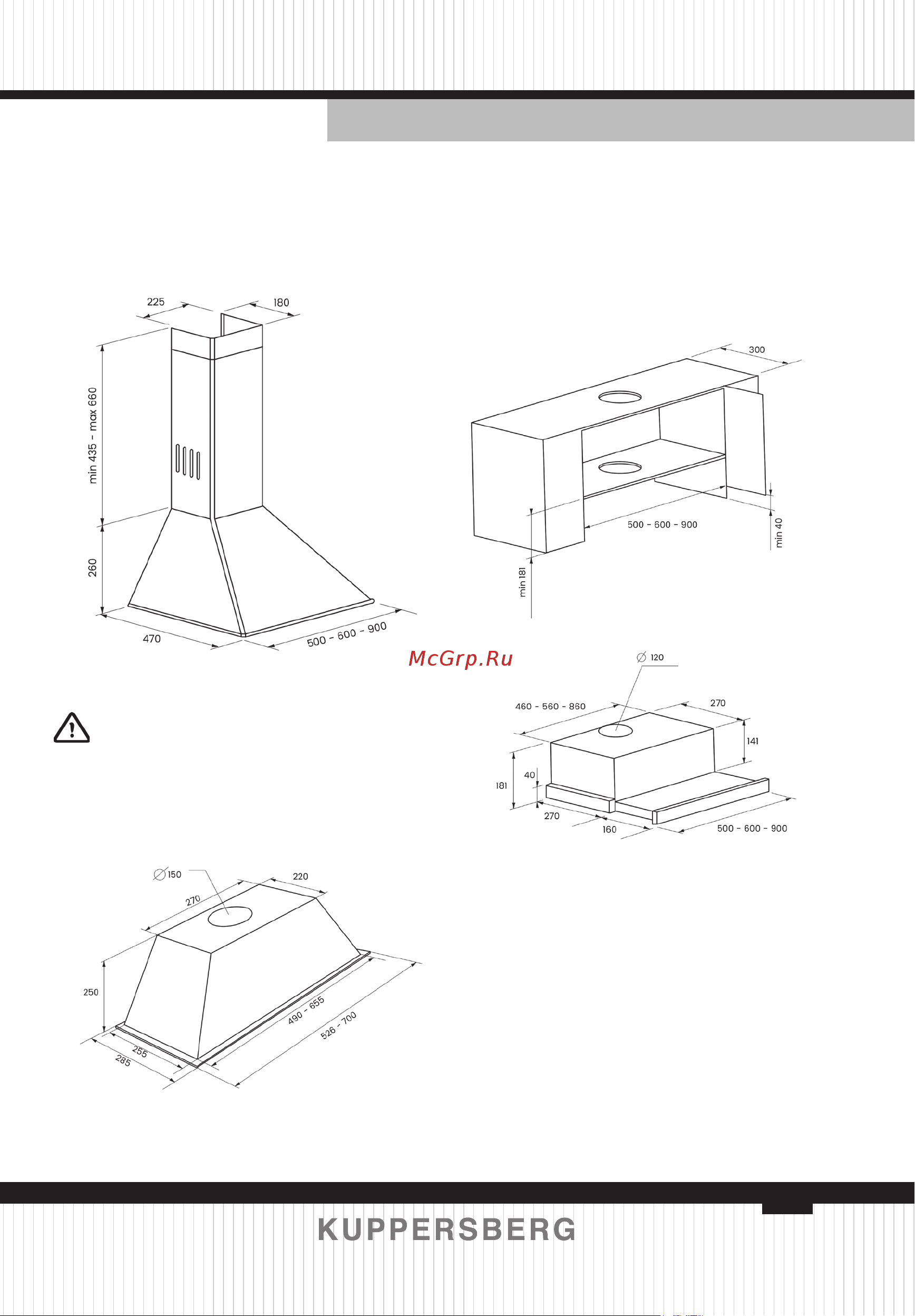 Kuppersberg KAMINOX 60 X 4HPB Руководство по эксплуатации онлайн [13/20] 63857