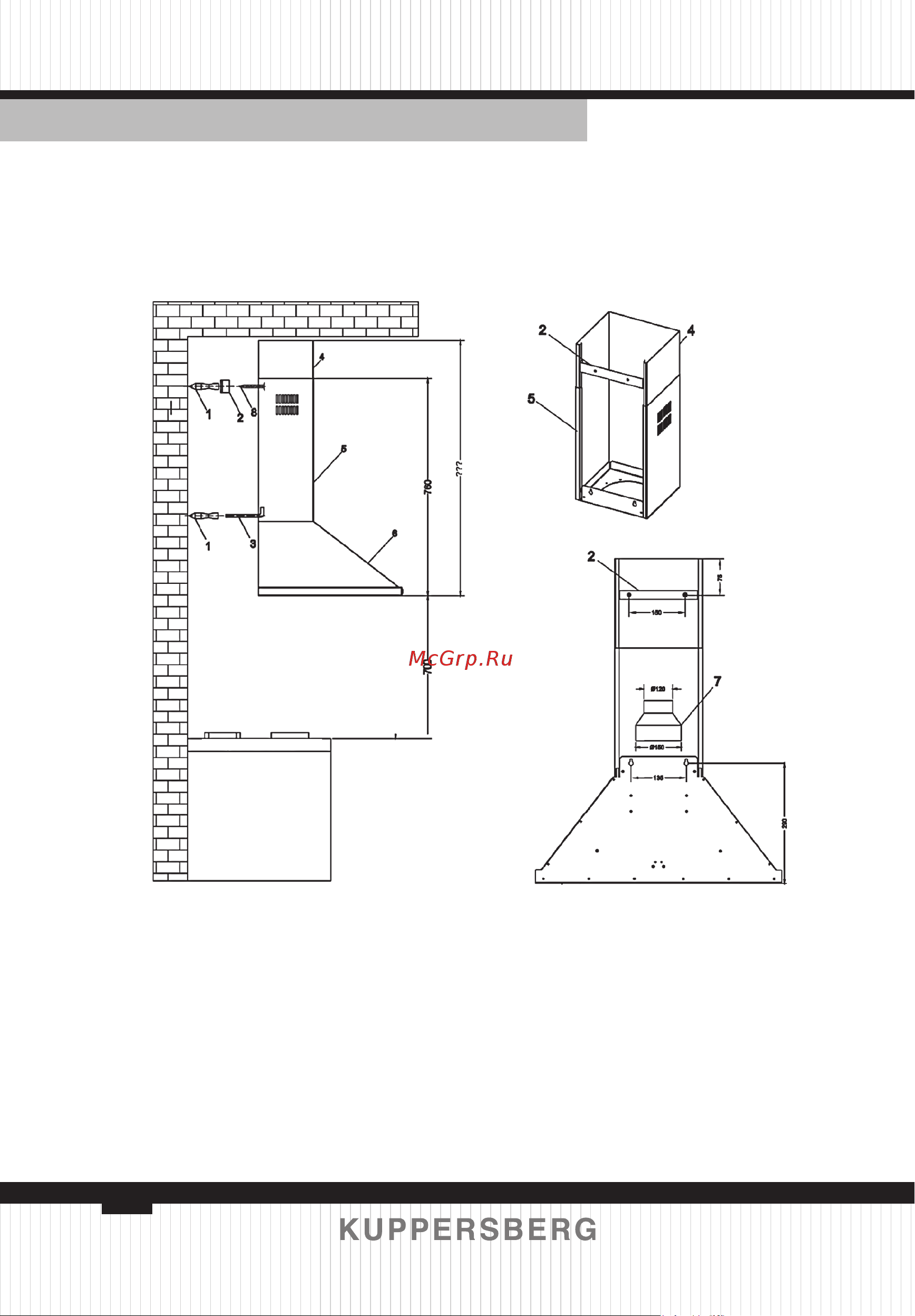 Kuppersberg F 626 BL Руководство по эксплуатации онлайн [8/36] 64103