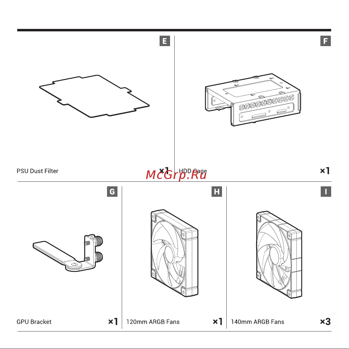 Deepcool CH560 DIGITAL Инструкция по эксплуатации онлайн [4/32] 902057