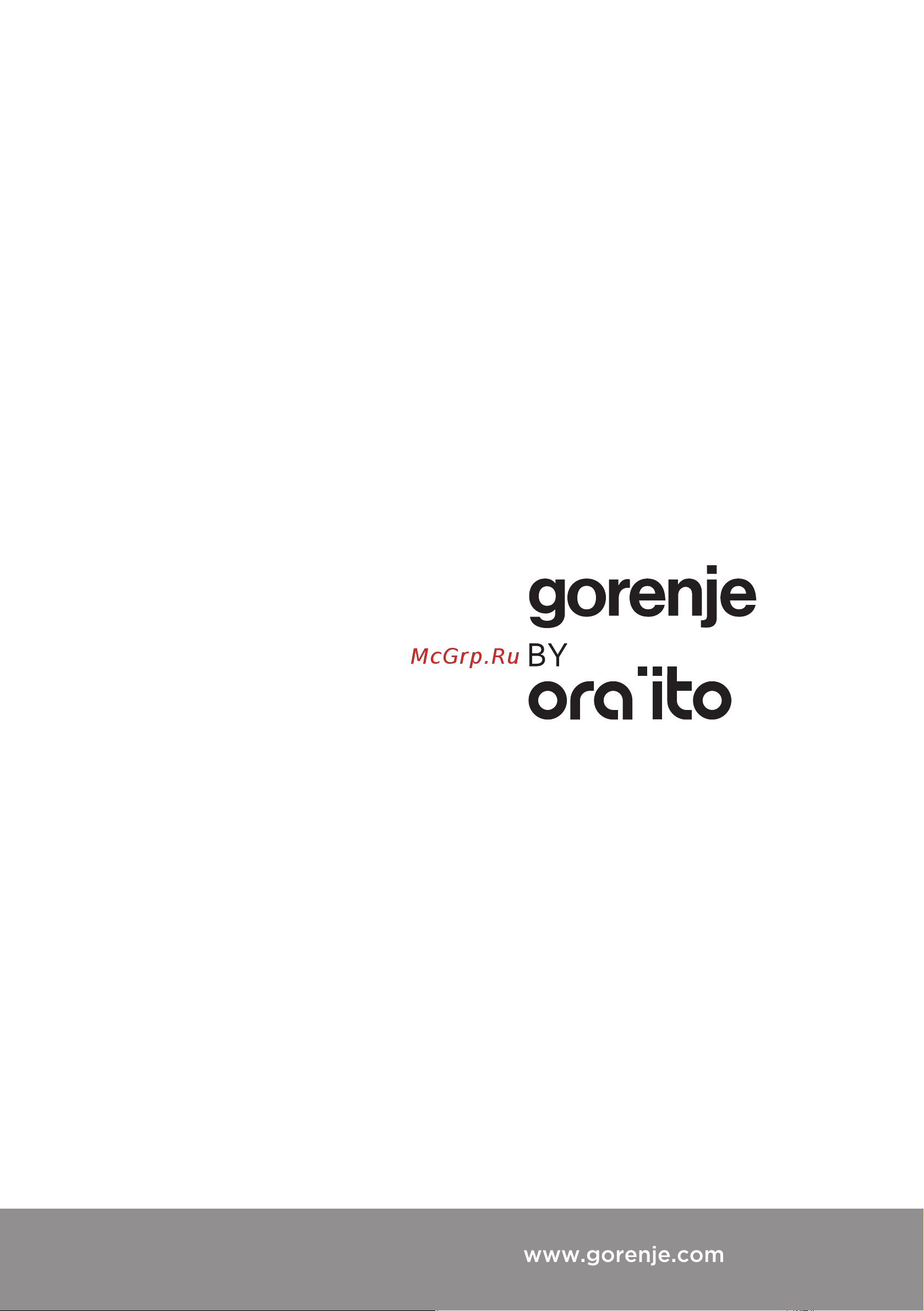 Gorenje BHP643ORAB Руководство по эксплуатации онлайн