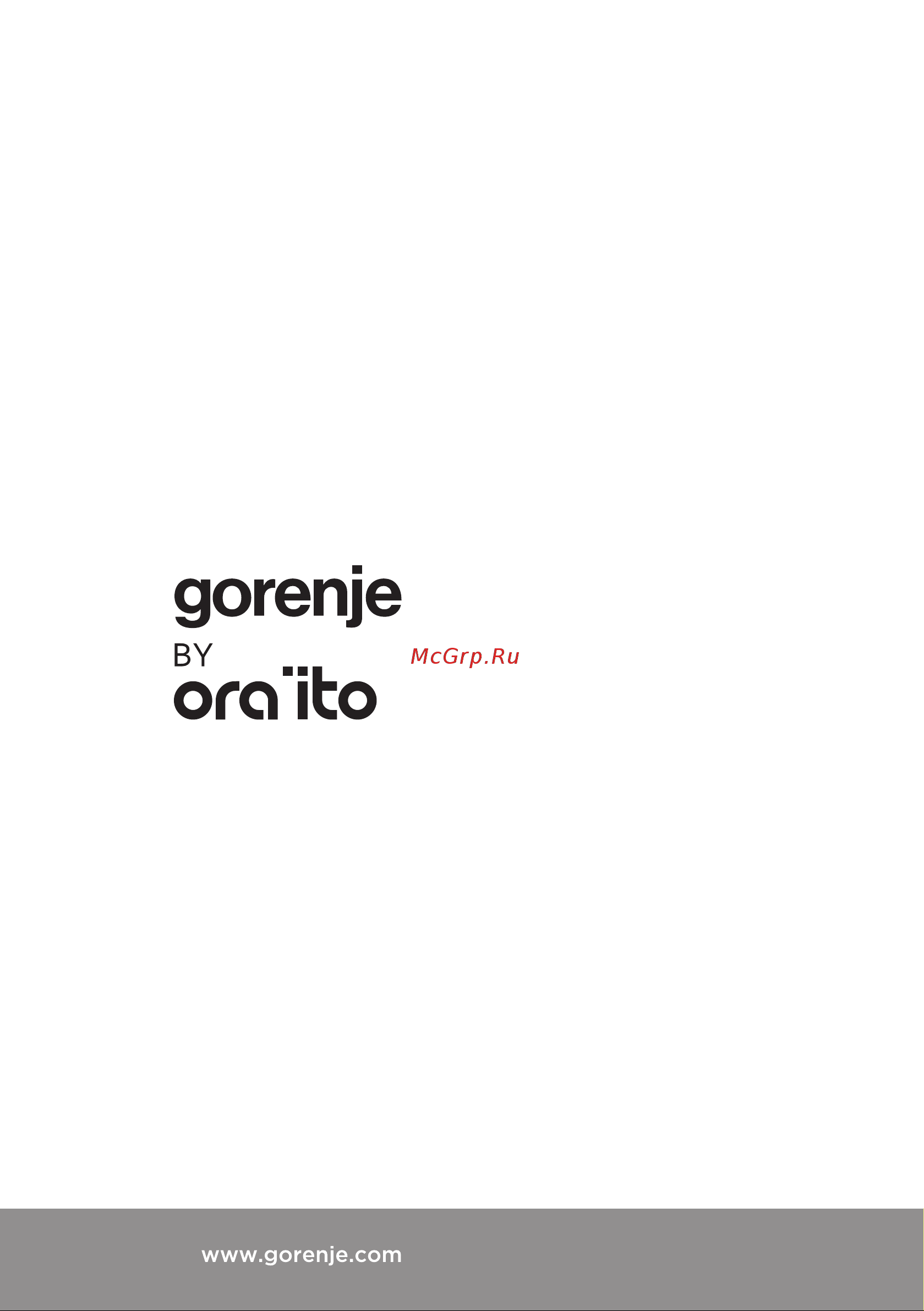 Gorenje BHP643ORAB Руководство по эксплуатации онлайн [14/14] 262836