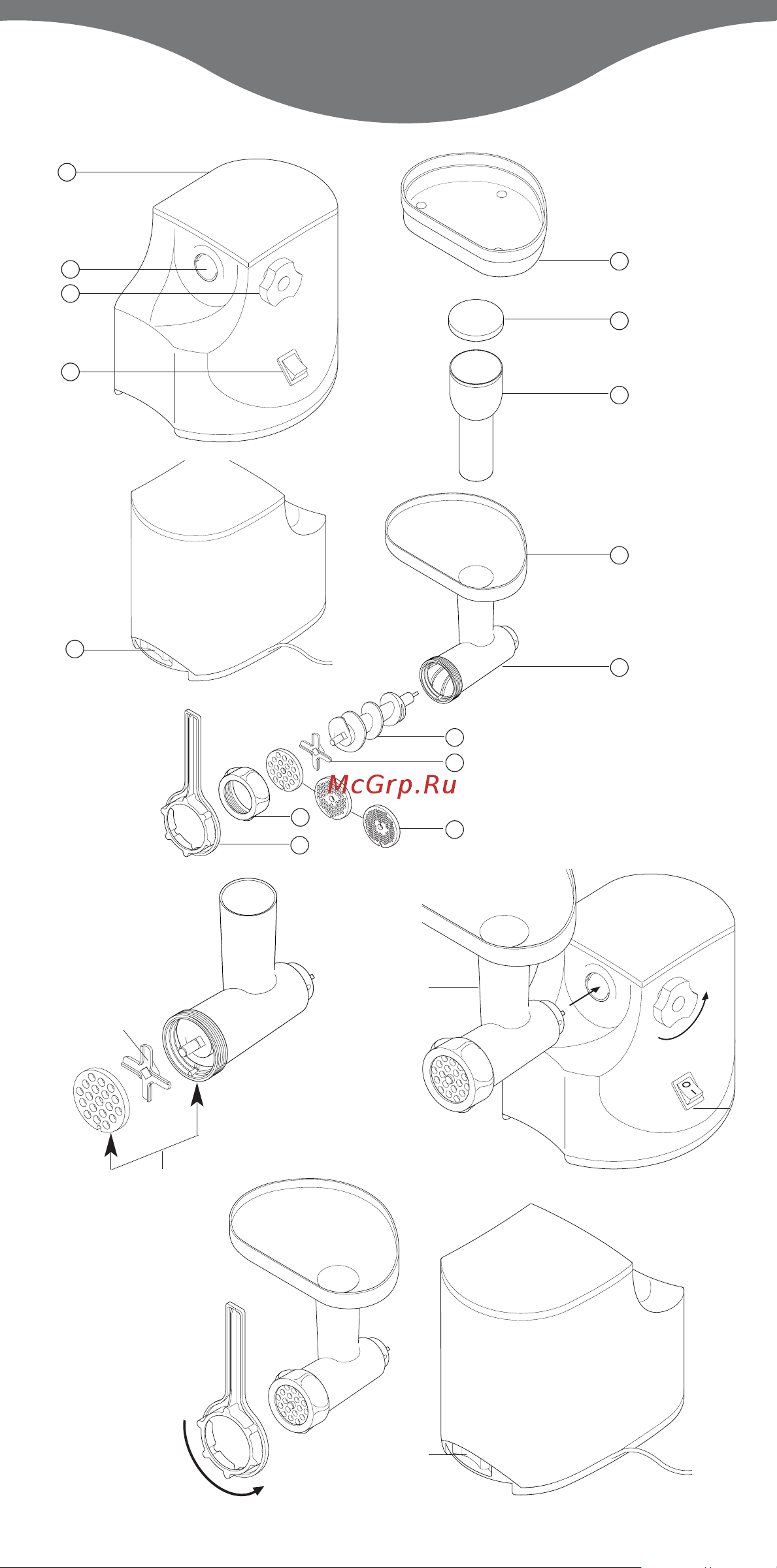 Kenwood MG516 Руководство по эксплуатации онлайн
