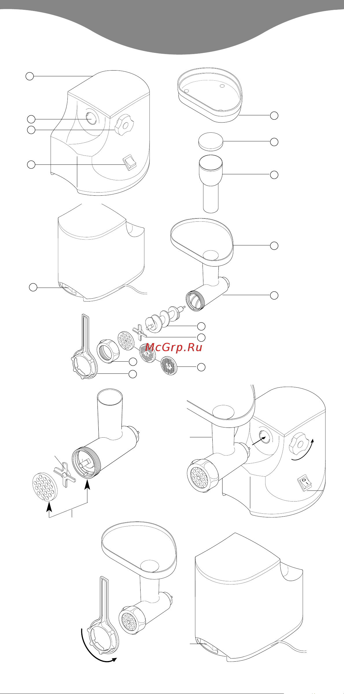 Kenwood MG510 Руководство по эксплуатации онлайн [2/9] 653318