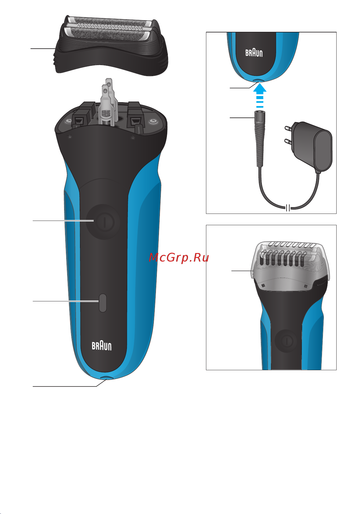 Braun 301s Black Руководство по эксплуатации онлайн [2/9] 786057