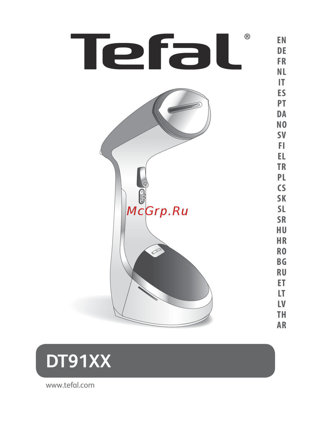 Tefal DT9100E0 Руководство по эксплуатации