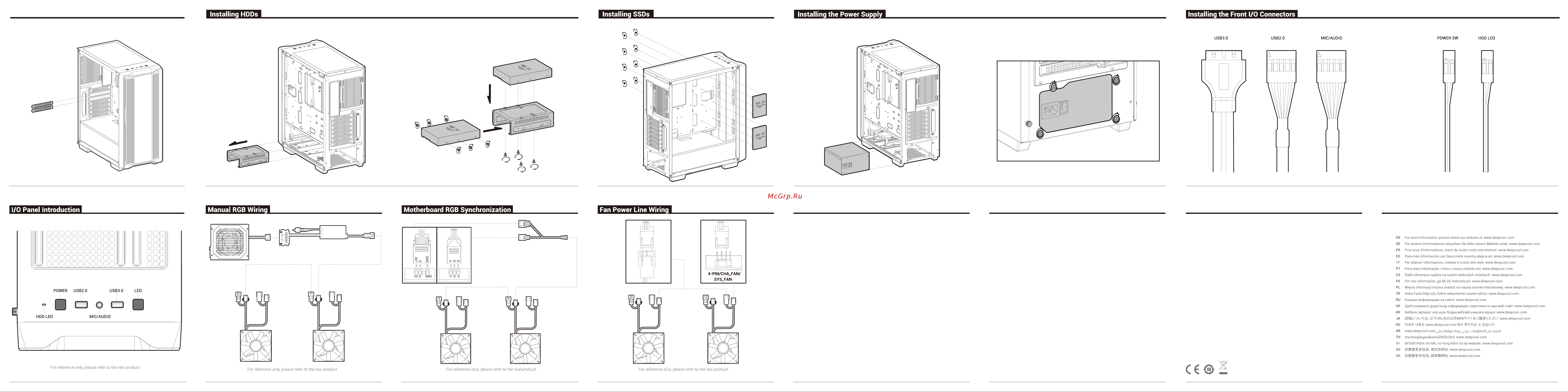 Deepcool CC560 ARGB Инструкция по эксплуатации онлайн [2/2] 902065