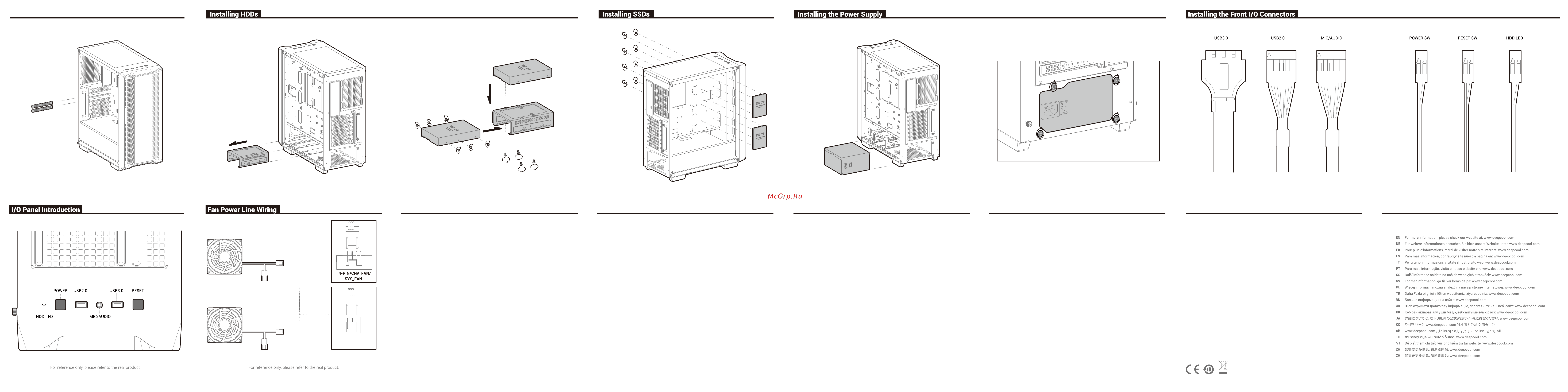 Deepcool CC560 Инструкция по эксплуатации онлайн [2/2] 902066