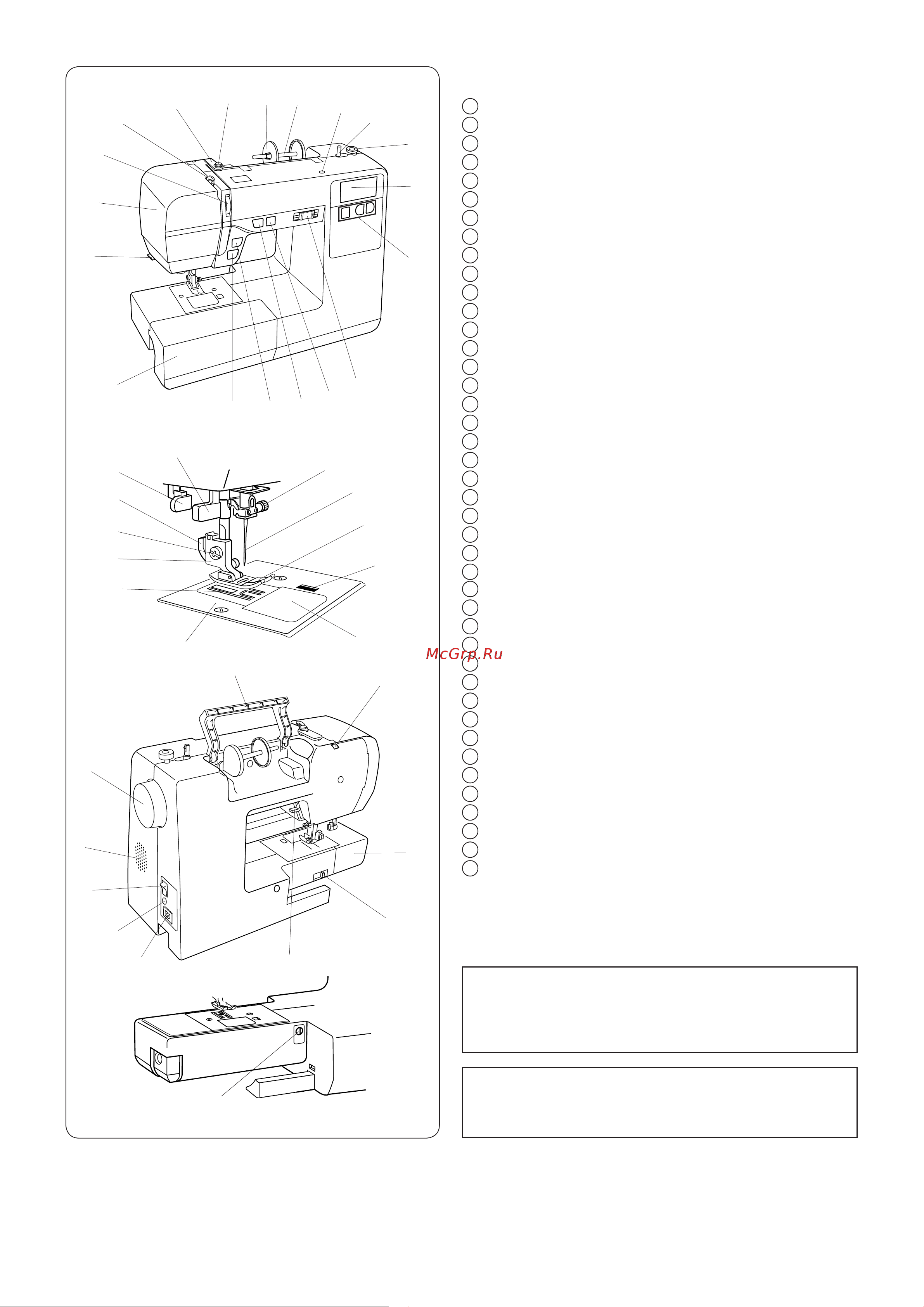 Janome 4100L Руководство по эксплуатации онлайн [5/58] 299398