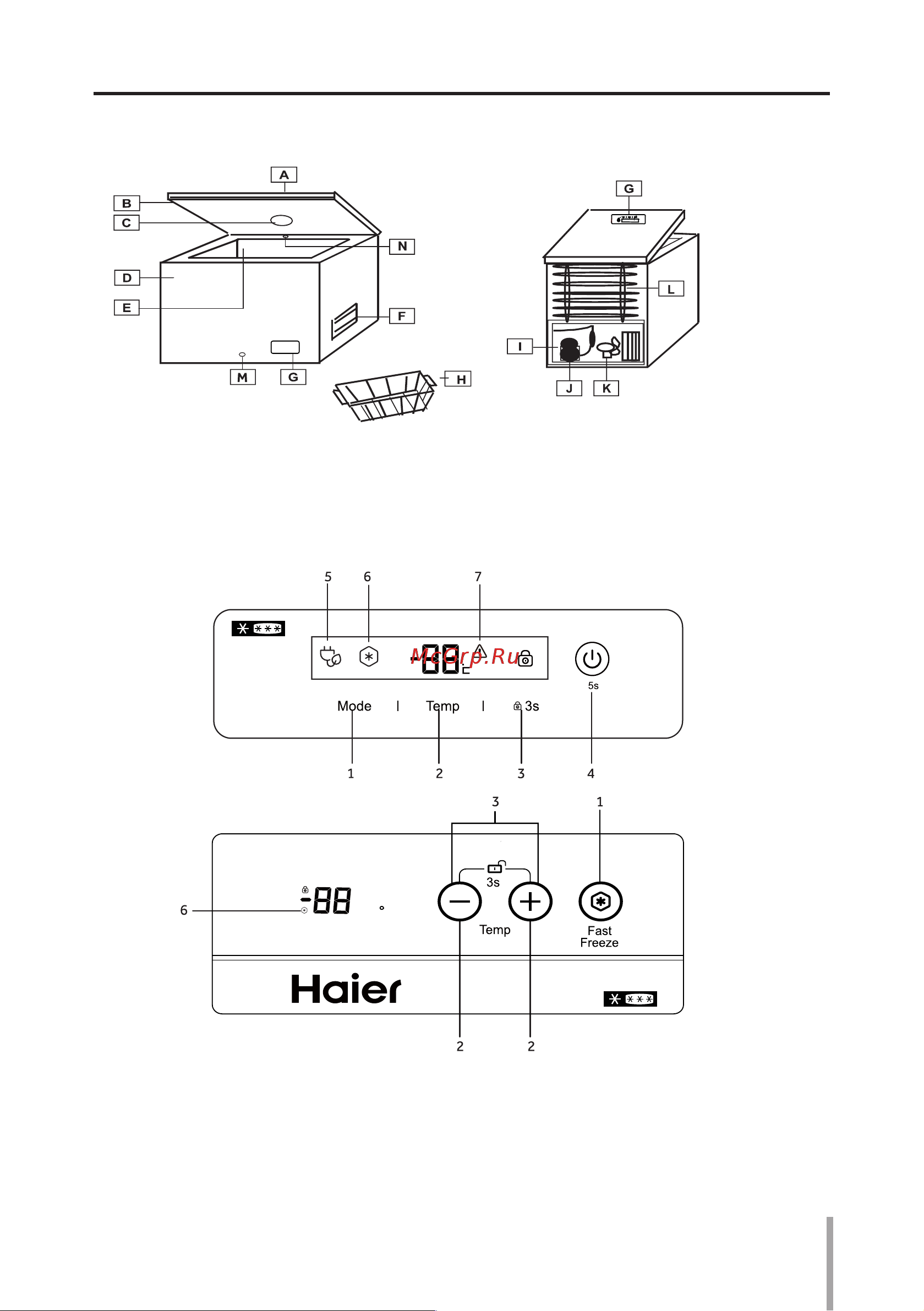 Haier HCE103R Руководство по эксплуатации онлайн [5/74] 266000