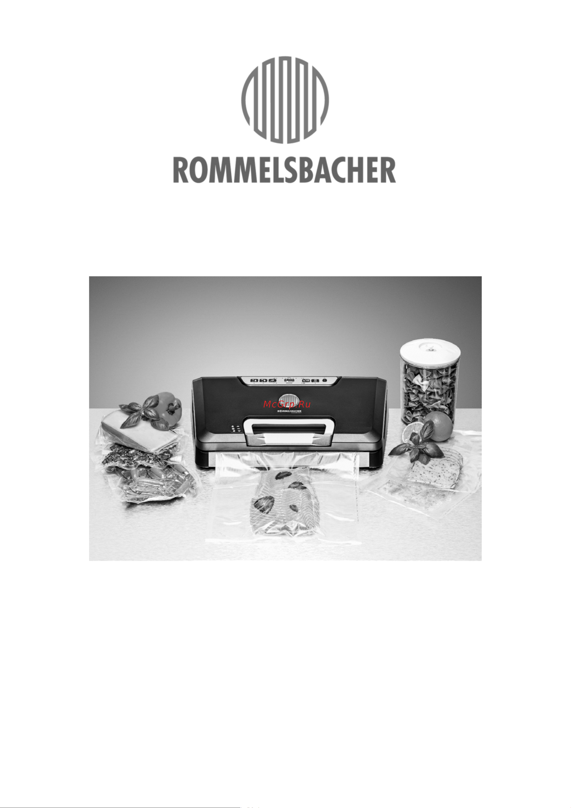 Rommelsbacher VAC 485 Руководство по эксплуатации онлайн