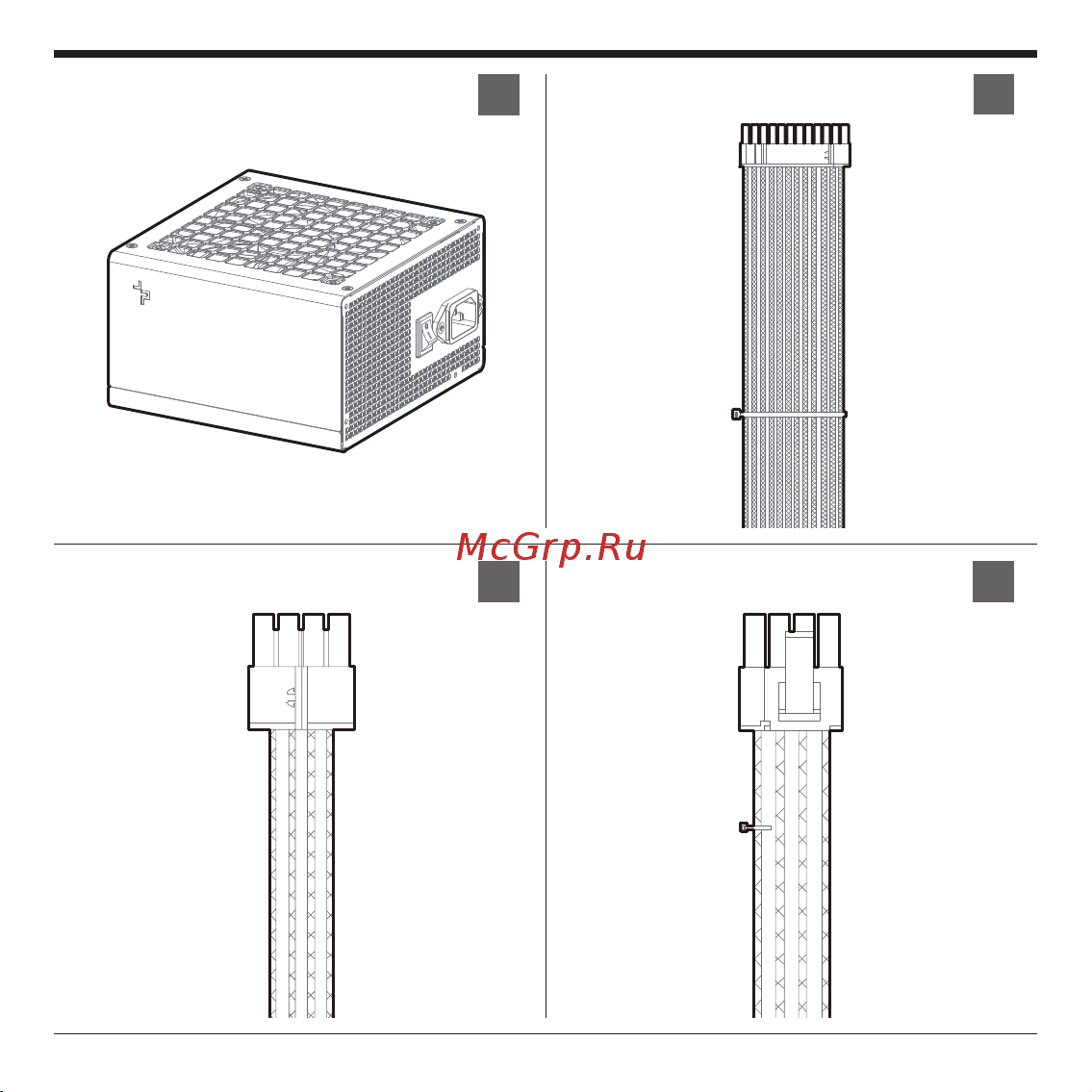 Deepcool PN850M WH Инструкция по эксплуатации онлайн [4/40] 902083