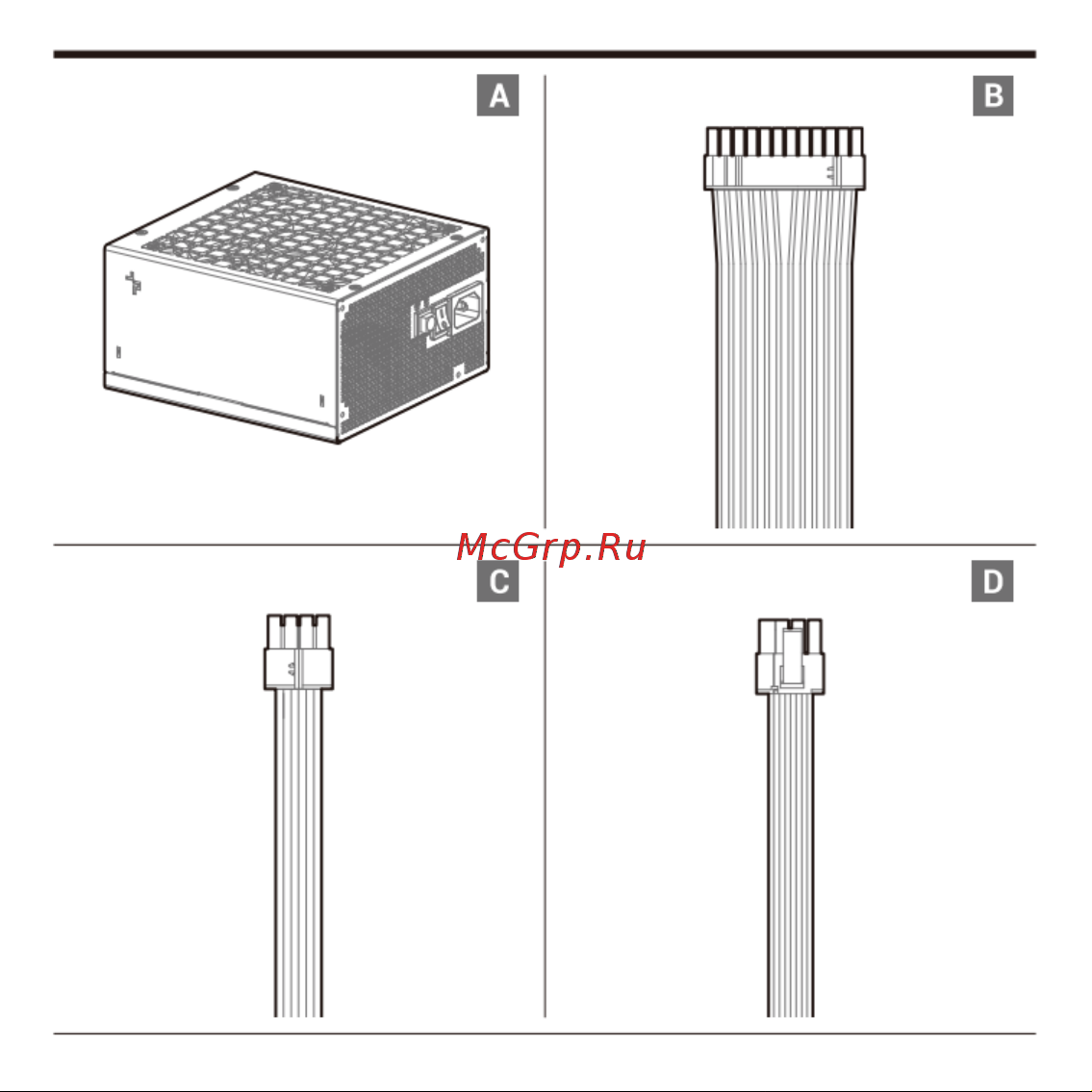 Deepcool PX850G WH Инструкция по эксплуатации онлайн [3/40] 902098