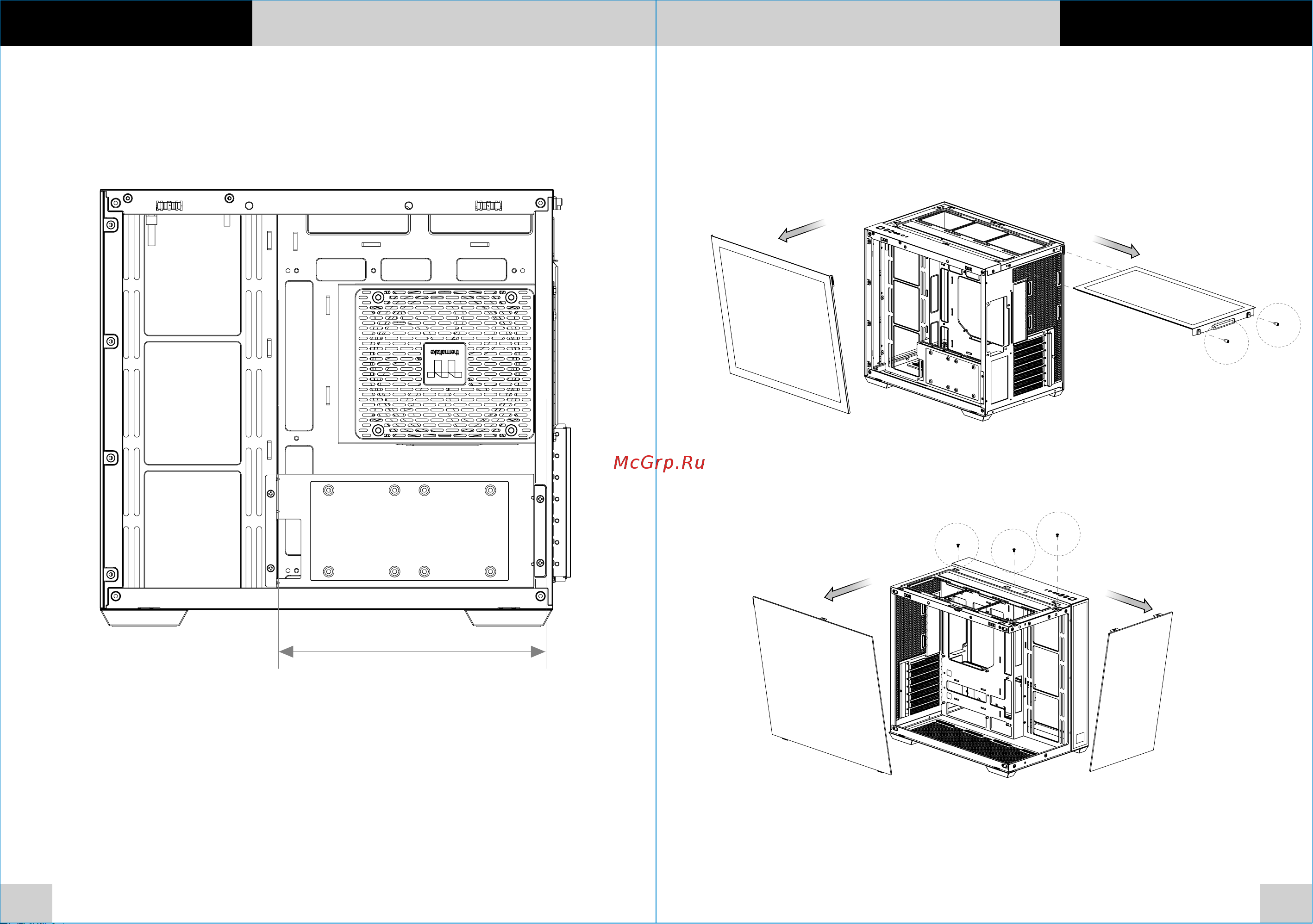 Thermaltake View 380 TG ARGB Black (CA-1Z2-00M1WN-00) Инструкция по эксплуатации онлайн [5/10] 902157