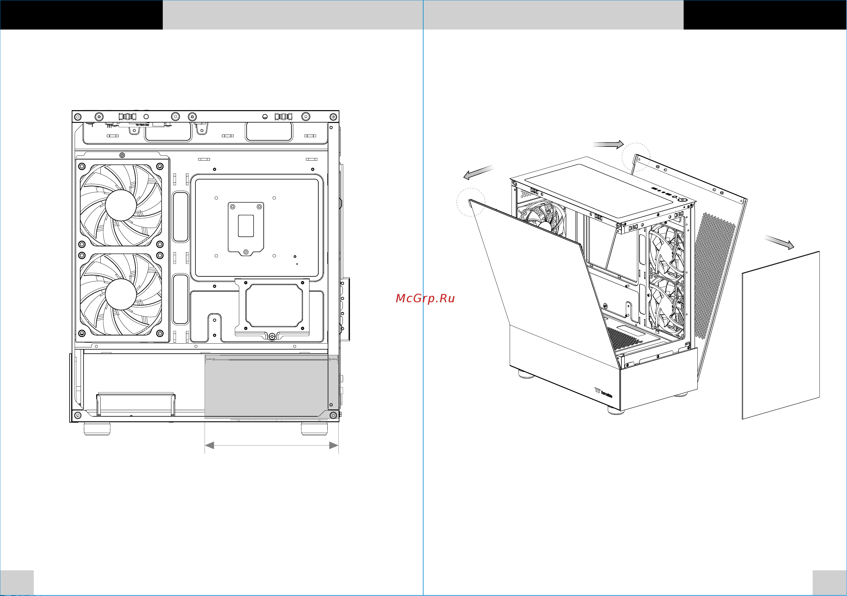 Thermaltake View 170 TG ARGB Snow (CA-1Z4-00M6WN-00) Инструкция по эксплуатации онлайн [5/10] 902162