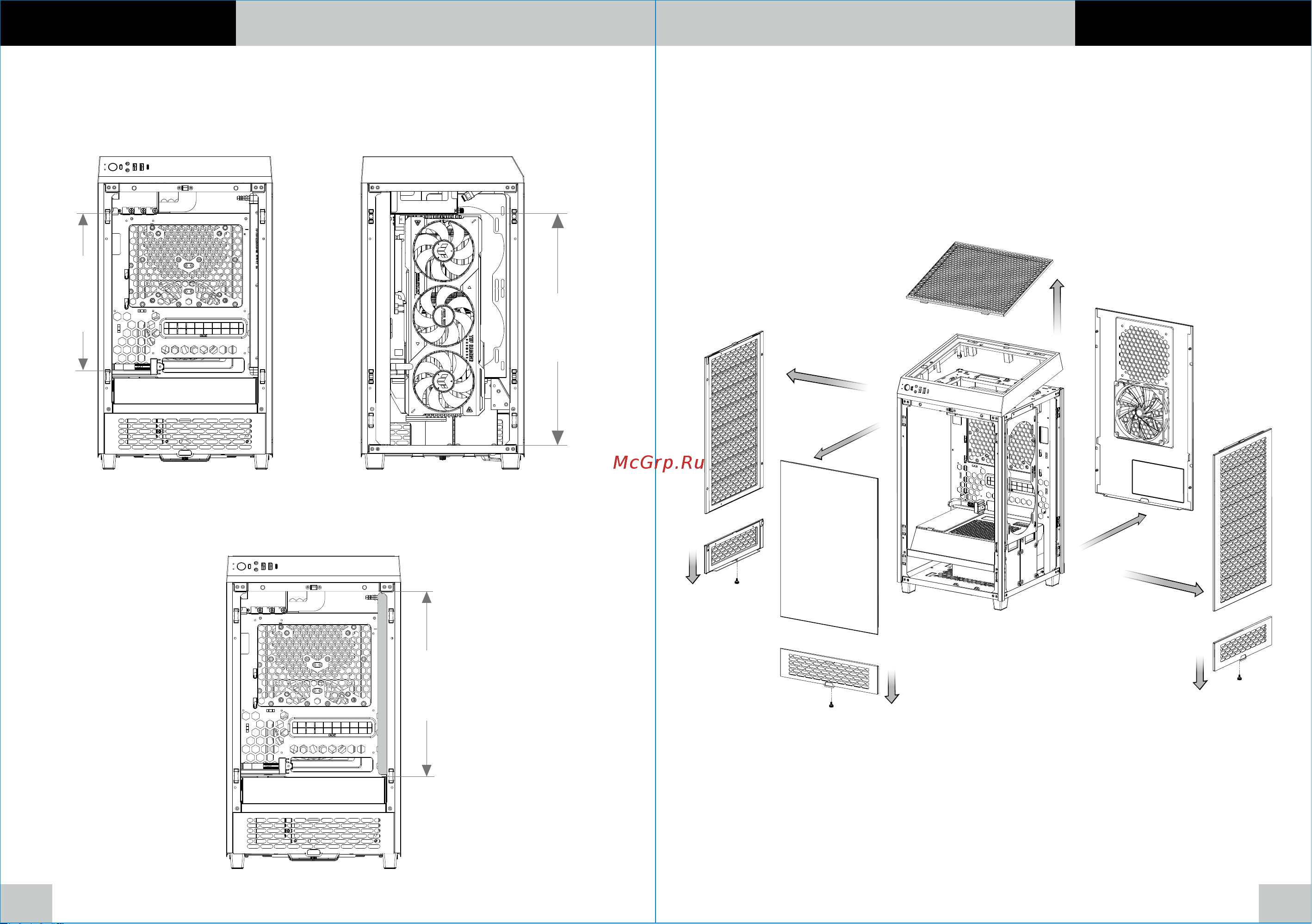 Thermaltake The Tower 200 Snow (CA-1X9-00S6WN-00) Инструкция по эксплуатации онлайн [5/10] 902180