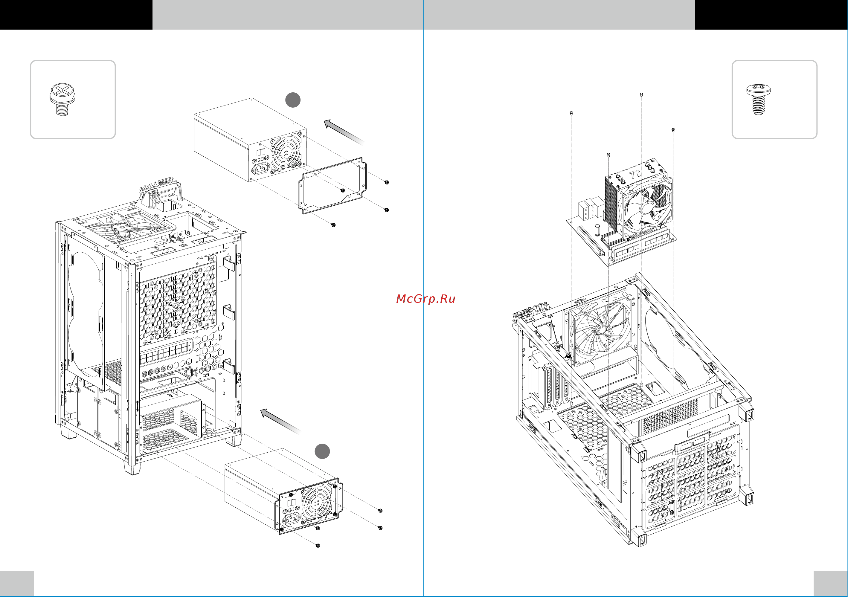 Thermaltake The Tower 200 Snow (CA-1X9-00S6WN-00) Инструкция по эксплуатации онлайн [6/10] 902180