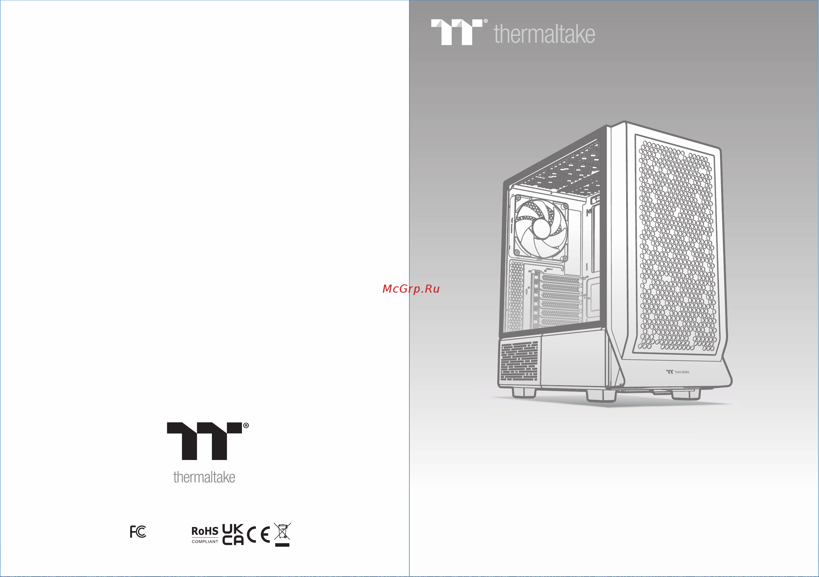 Thermaltake Ceres 330 TG ARGB Black (CA-1Y2-00M1WN-01) Инструкция по эксплуатации онлайн