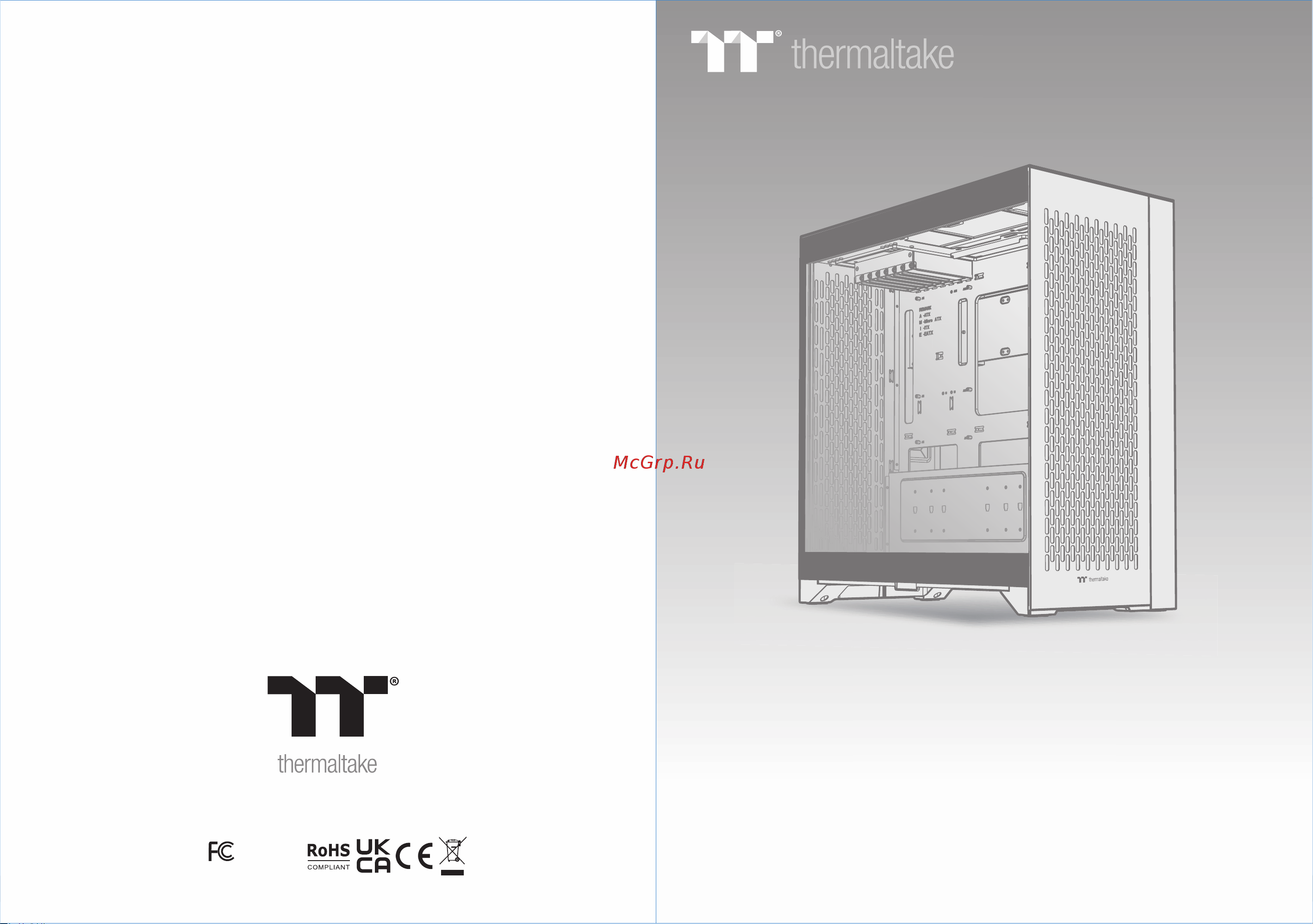 Thermaltake CTE E600 MX Black (CA-1Y3-00M1WN-00) Инструкция по эксплуатации онлайн