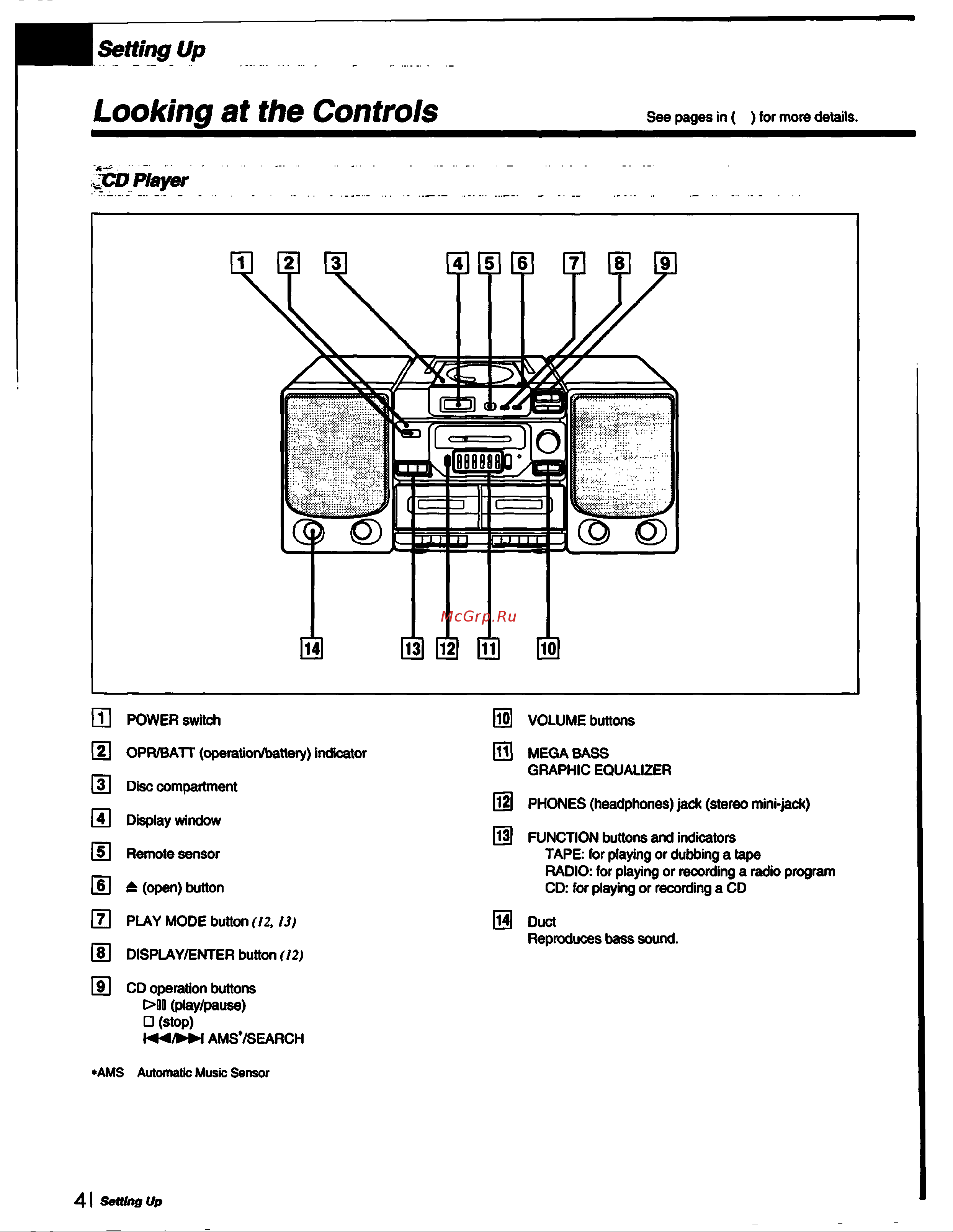 Sony CFD-560 Руководство пользователя онлайн [4/20] 902356