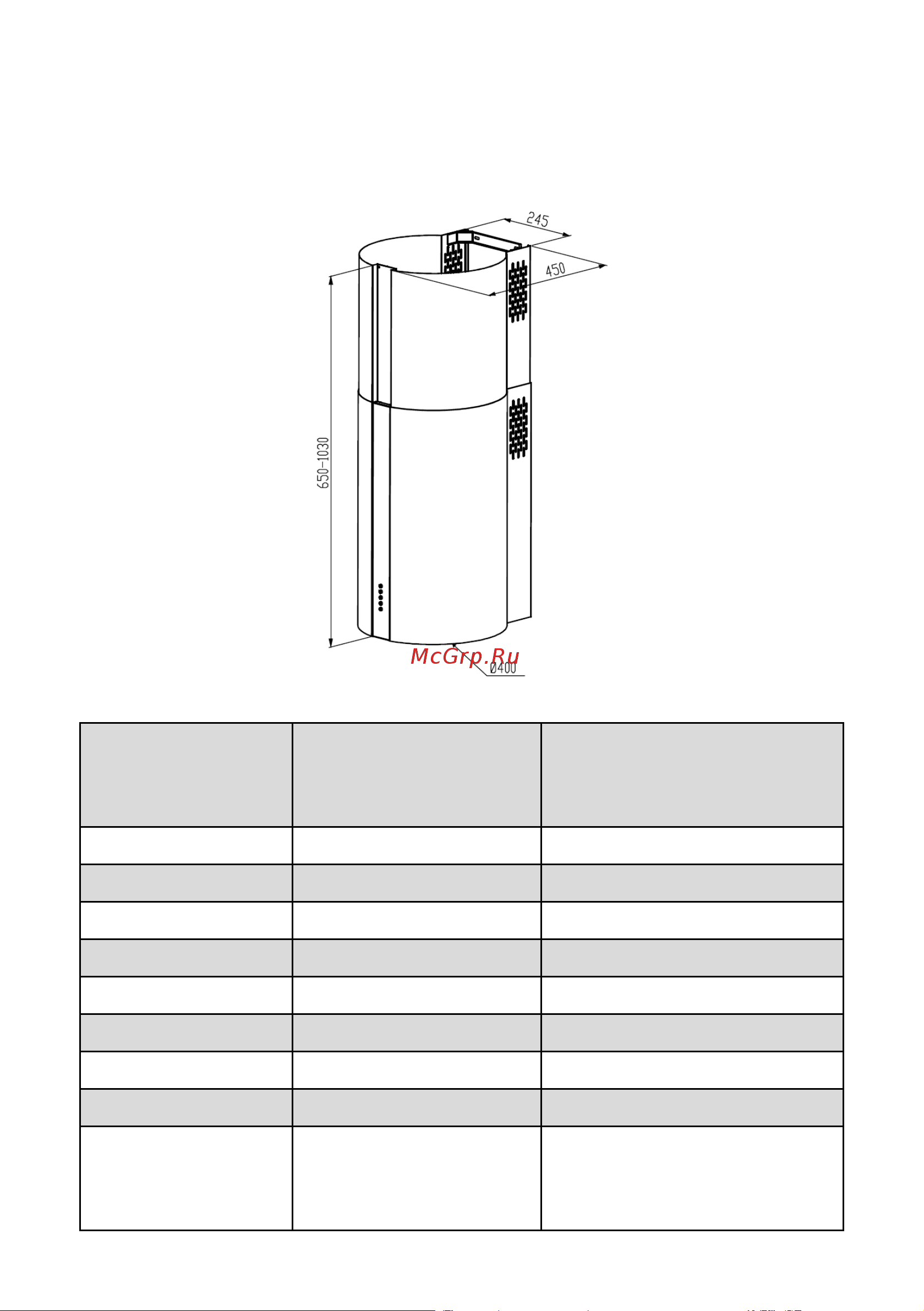 MEFERI TUBE40IX COMFORT PLUS Руководство по установке и эксплуатации онлайн [5/13] 902506