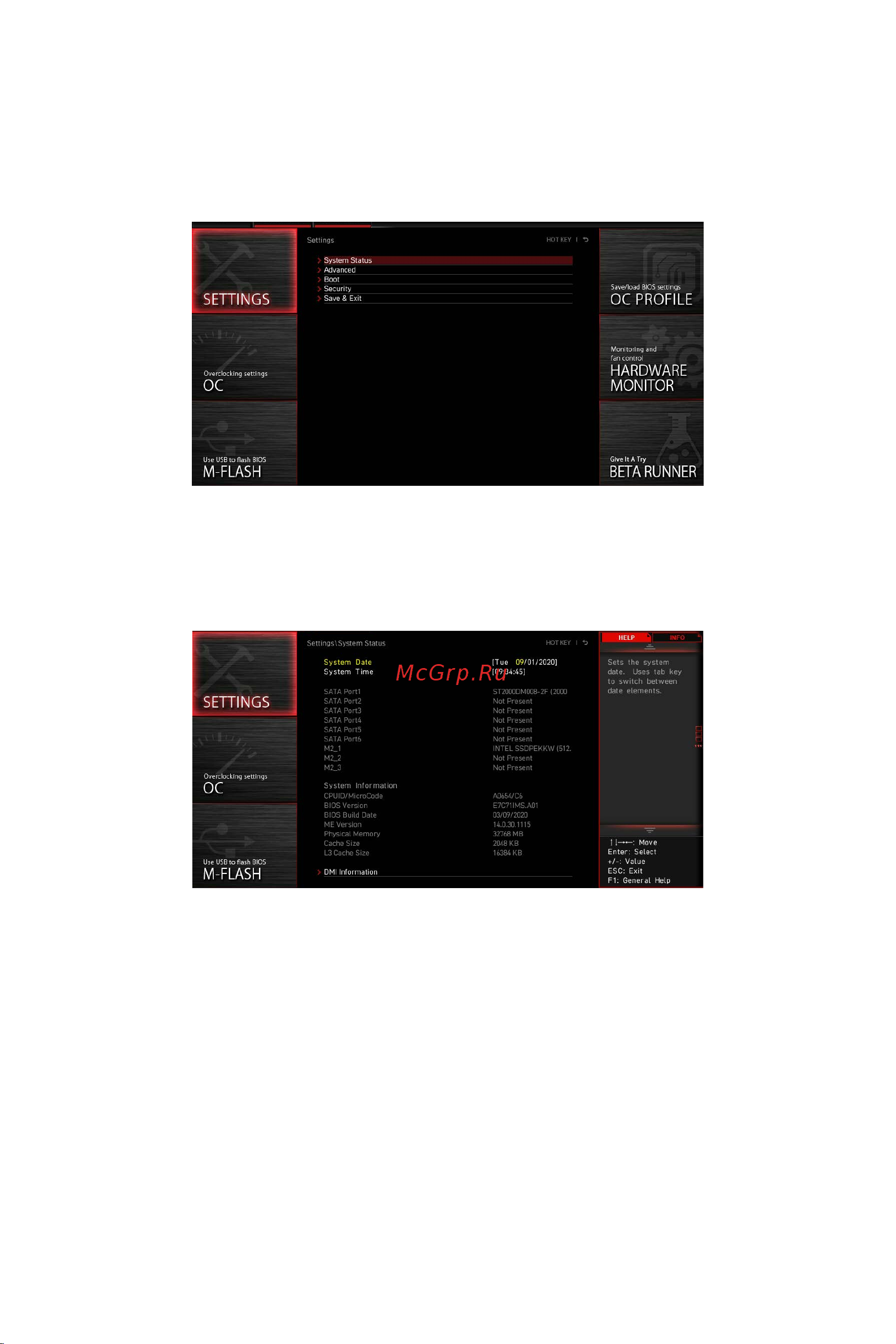 MSI MPG Z790 CARBON WIFI II Руководство пользователя по BIOS онлайн [11/72] 902659
