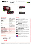 MSI GeForce RTX 4070 SUPER 12G GAMING SLIM MLG Спецификация