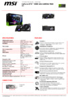 MSI GeForce RTX 5080 16G GAMING TRIO OC (G5080-16GTC) Спецификация