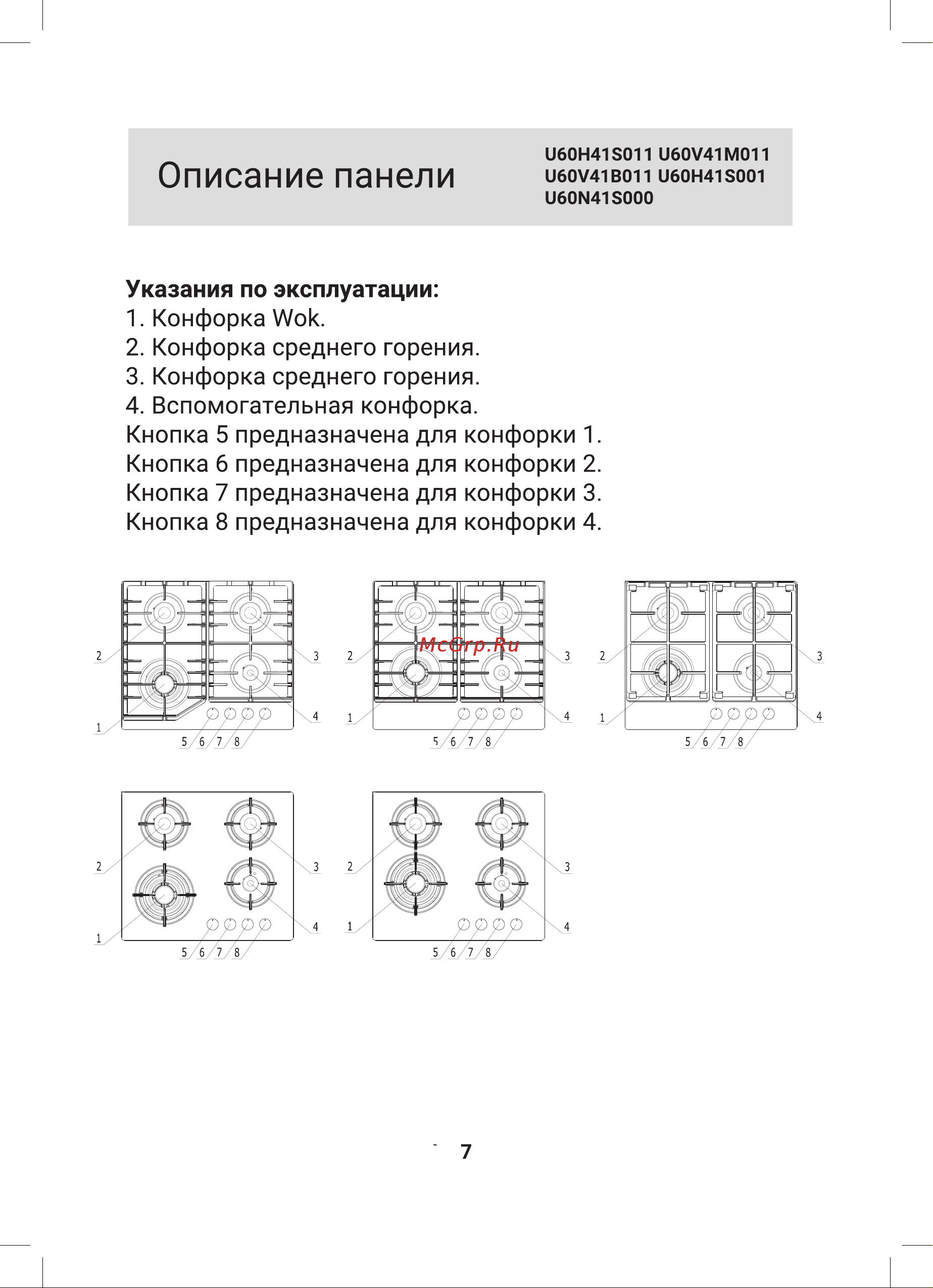 Gressel U45H35S001 Инструкция по эксплуатации онлайн [7/28] 902949