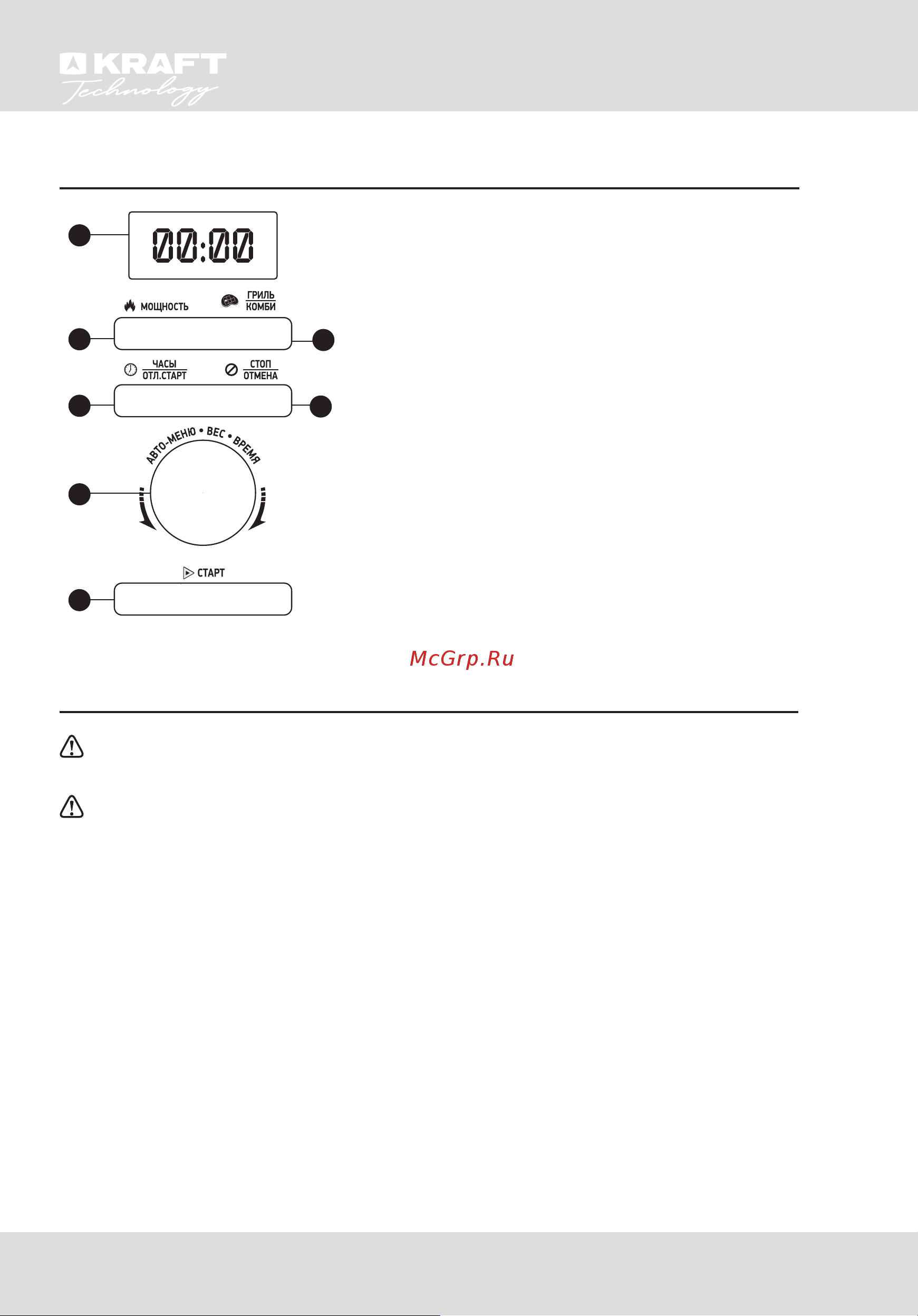 KRAFT Technology TCH-BI20A7400DI Инструкция по эксплуатации онлайн [7/56] 903129