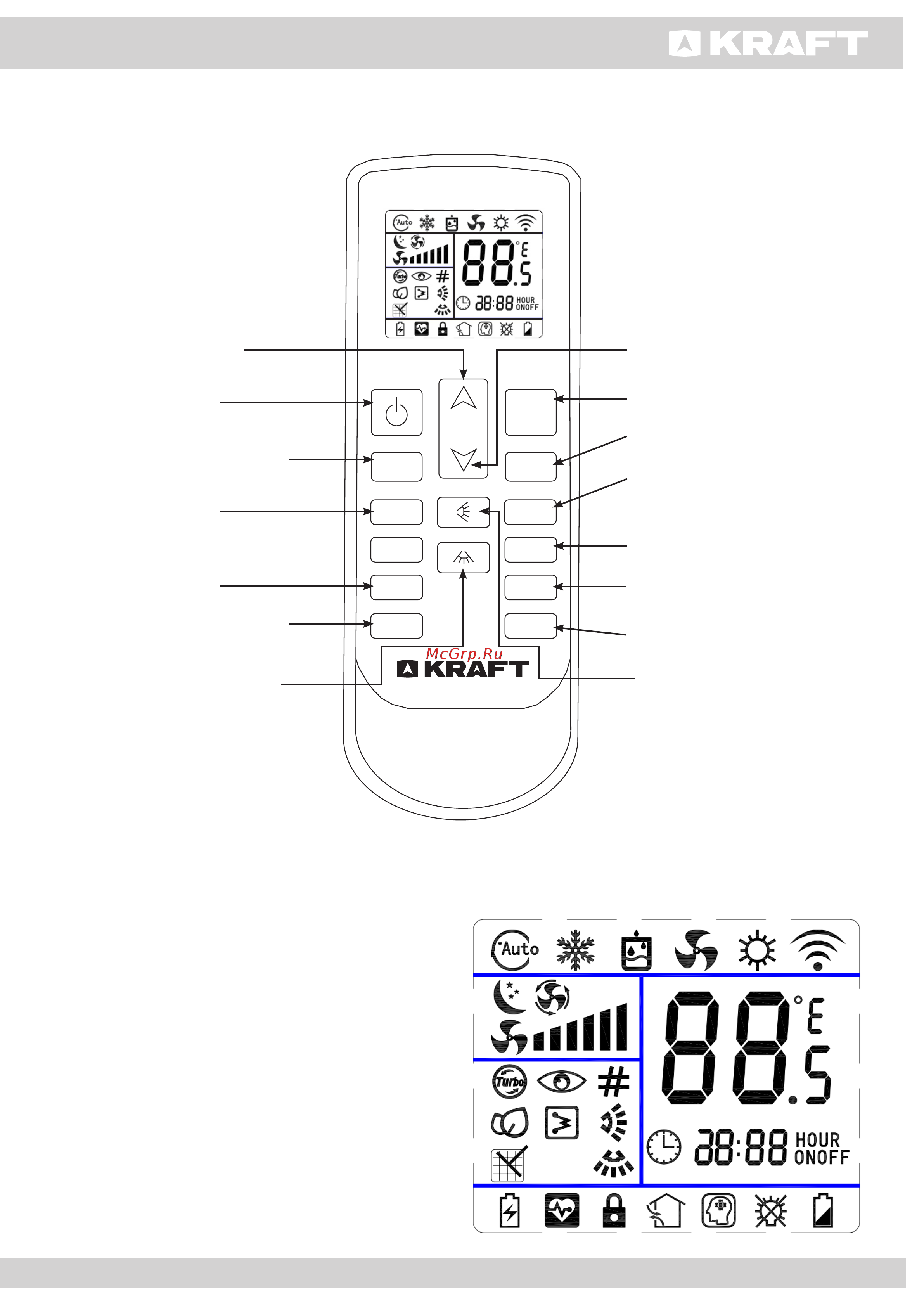 KRAFT KF-CUA24 Инструкция по эксплуатации онлайн [7/32] 903289