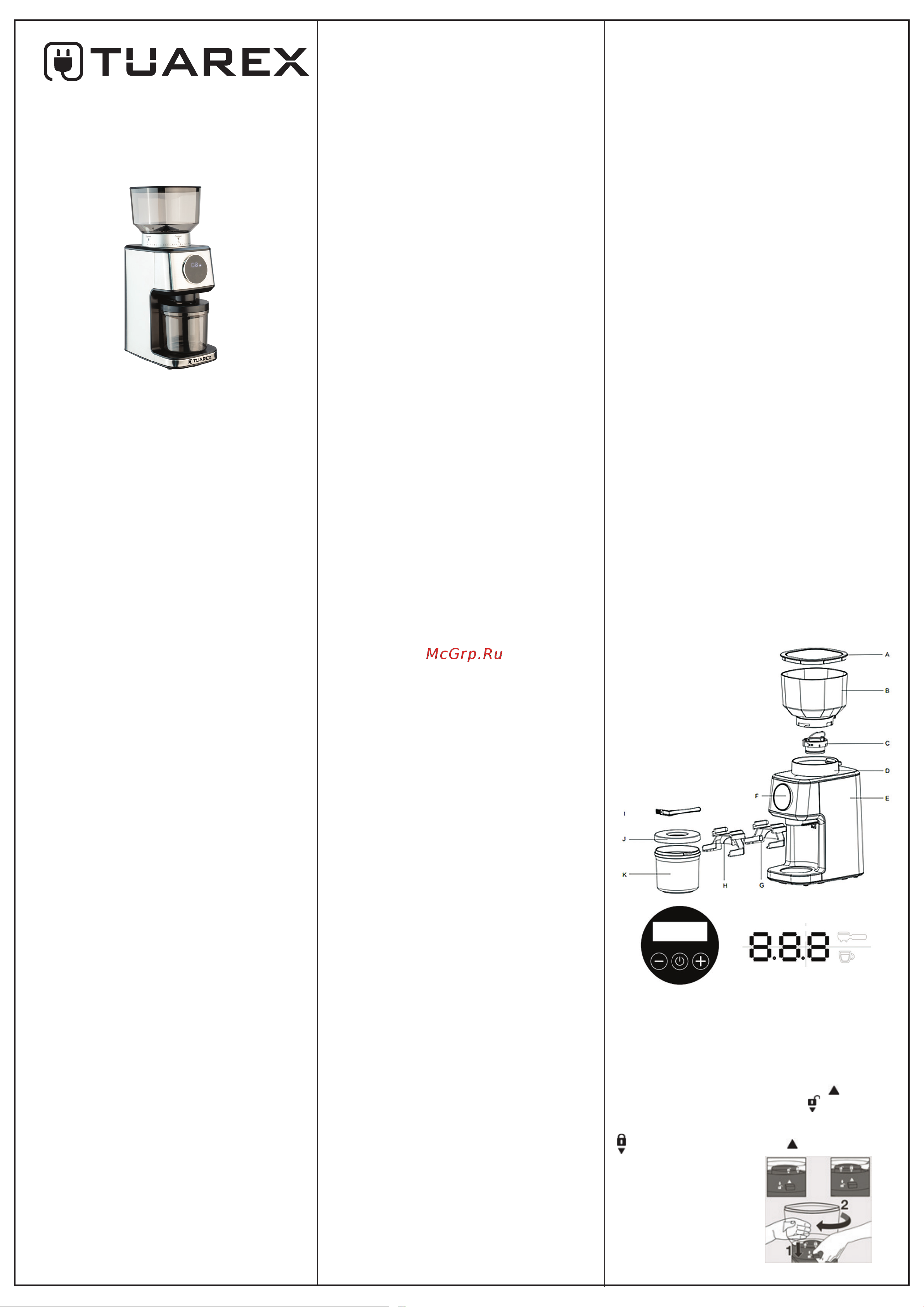 TUAREX TK-4301 Инструкция по эксплуатации онлайн