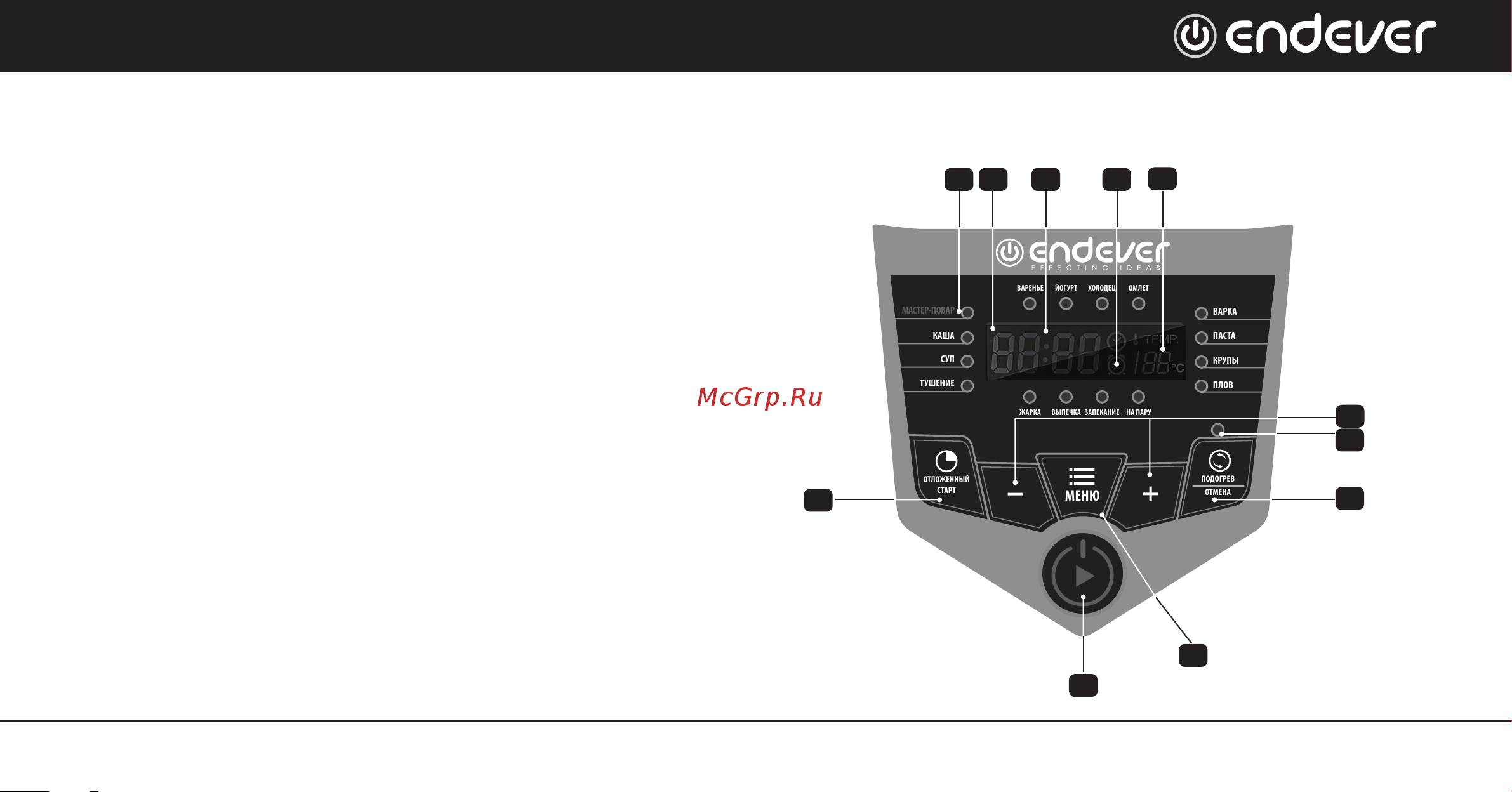Endever VITA-124 Инструкция по эксплуатации онлайн [5/20] 903433