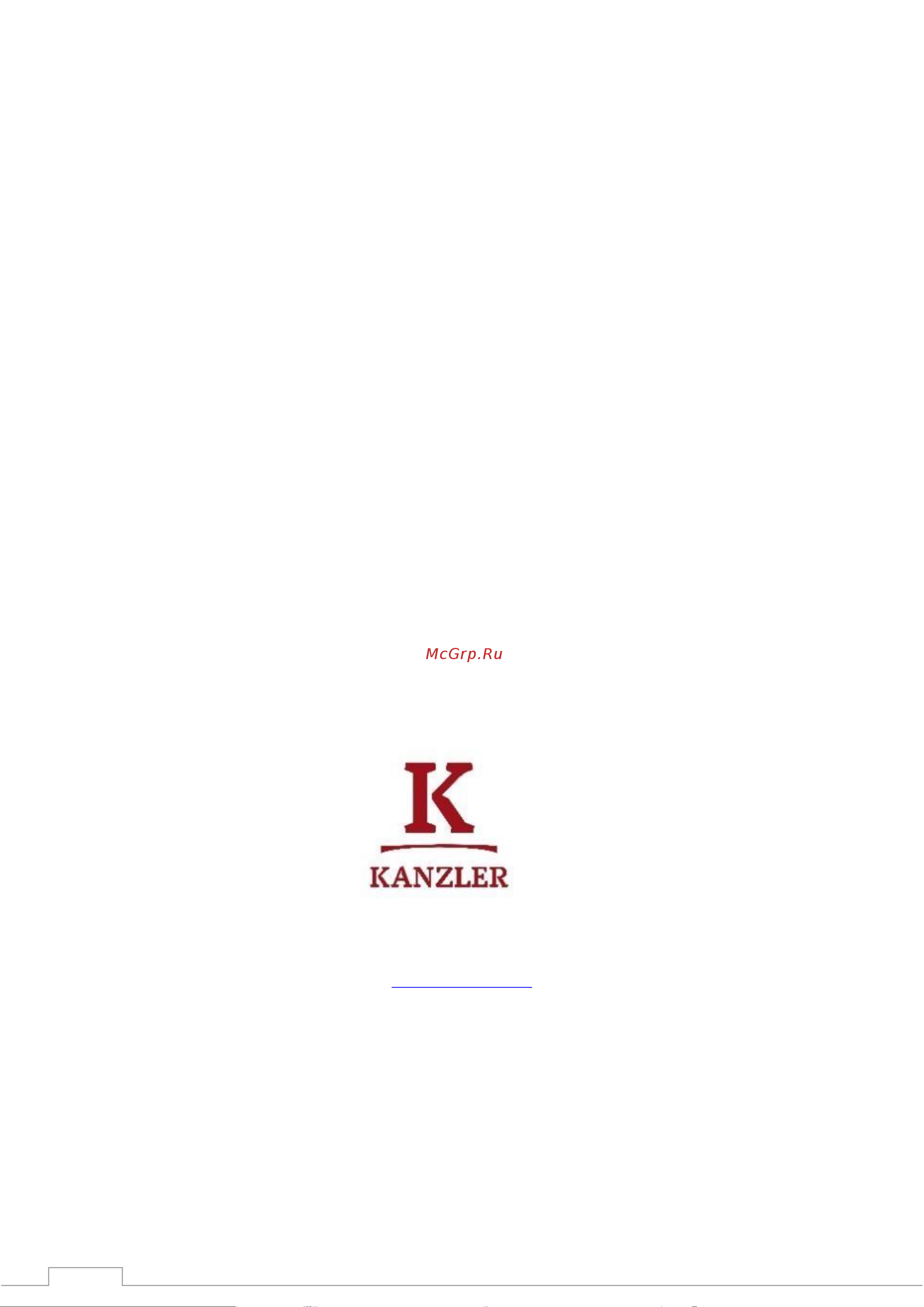 KANZLER D 535 S Инструкция по эксплуатации онлайн [14/14] 903813