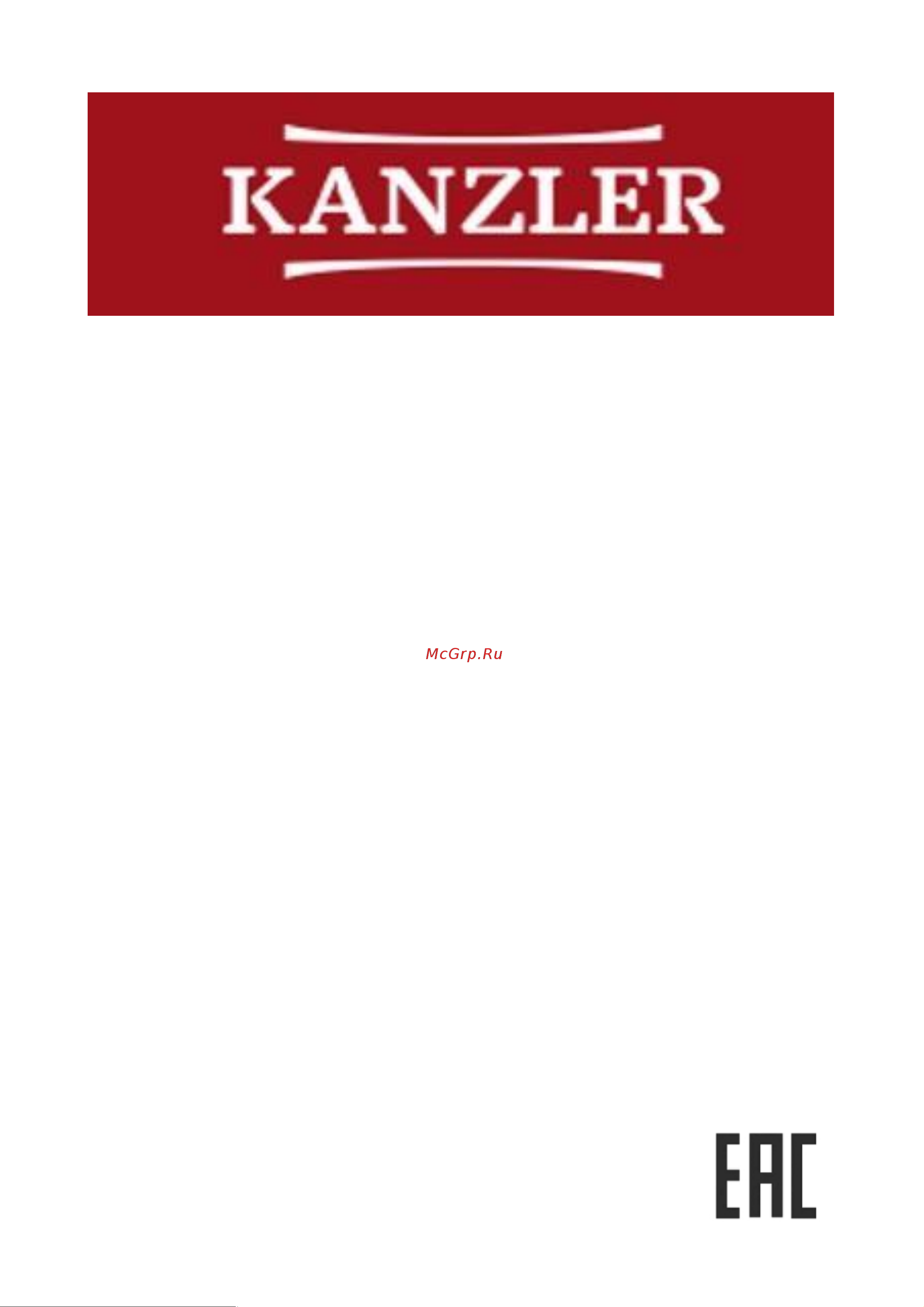KANZLER K 01 Инструкция по эксплуатации онлайн
