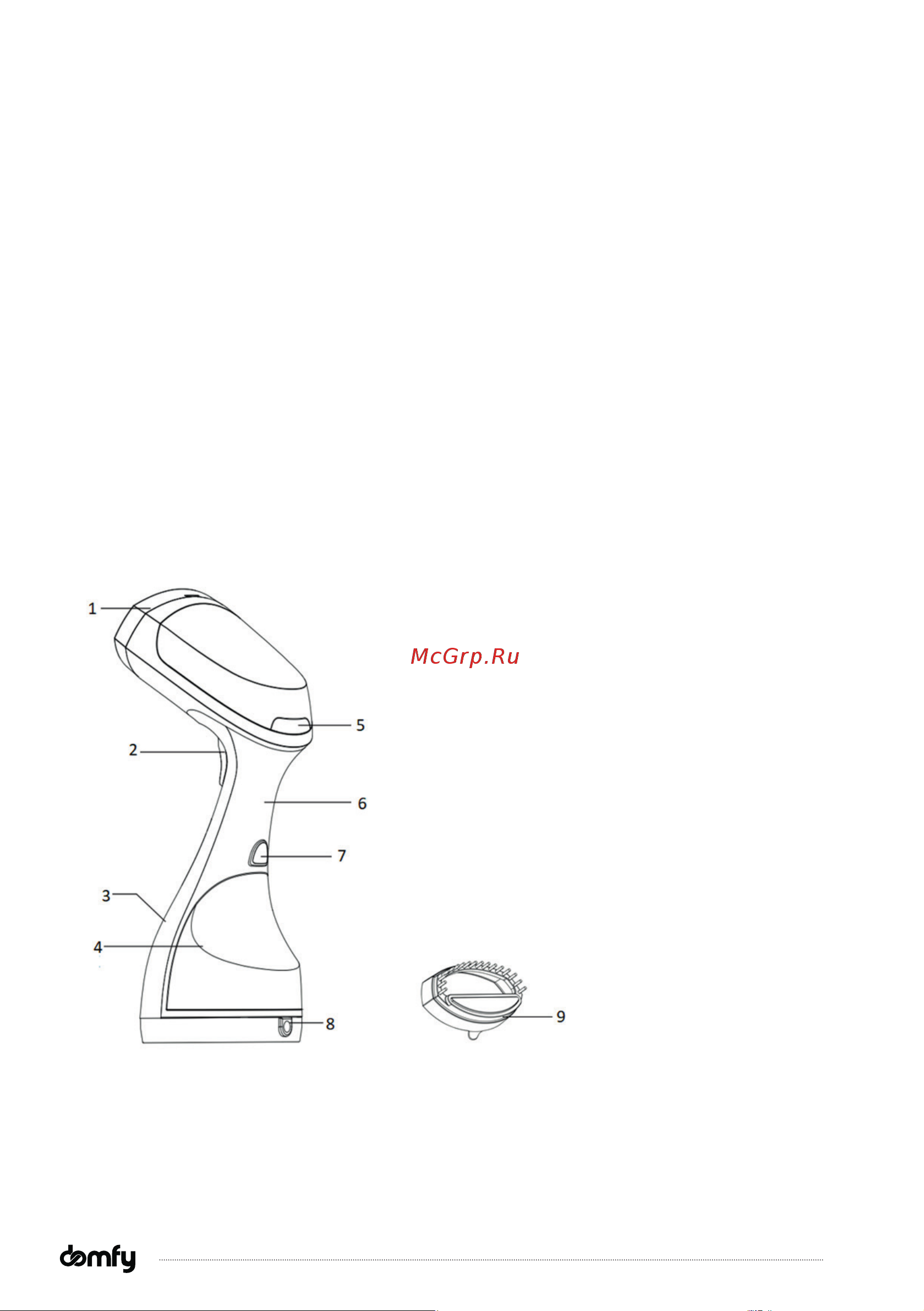 Domfy DSW-GS205 Инструкция по эксплуатации онлайн [5/12] 904378