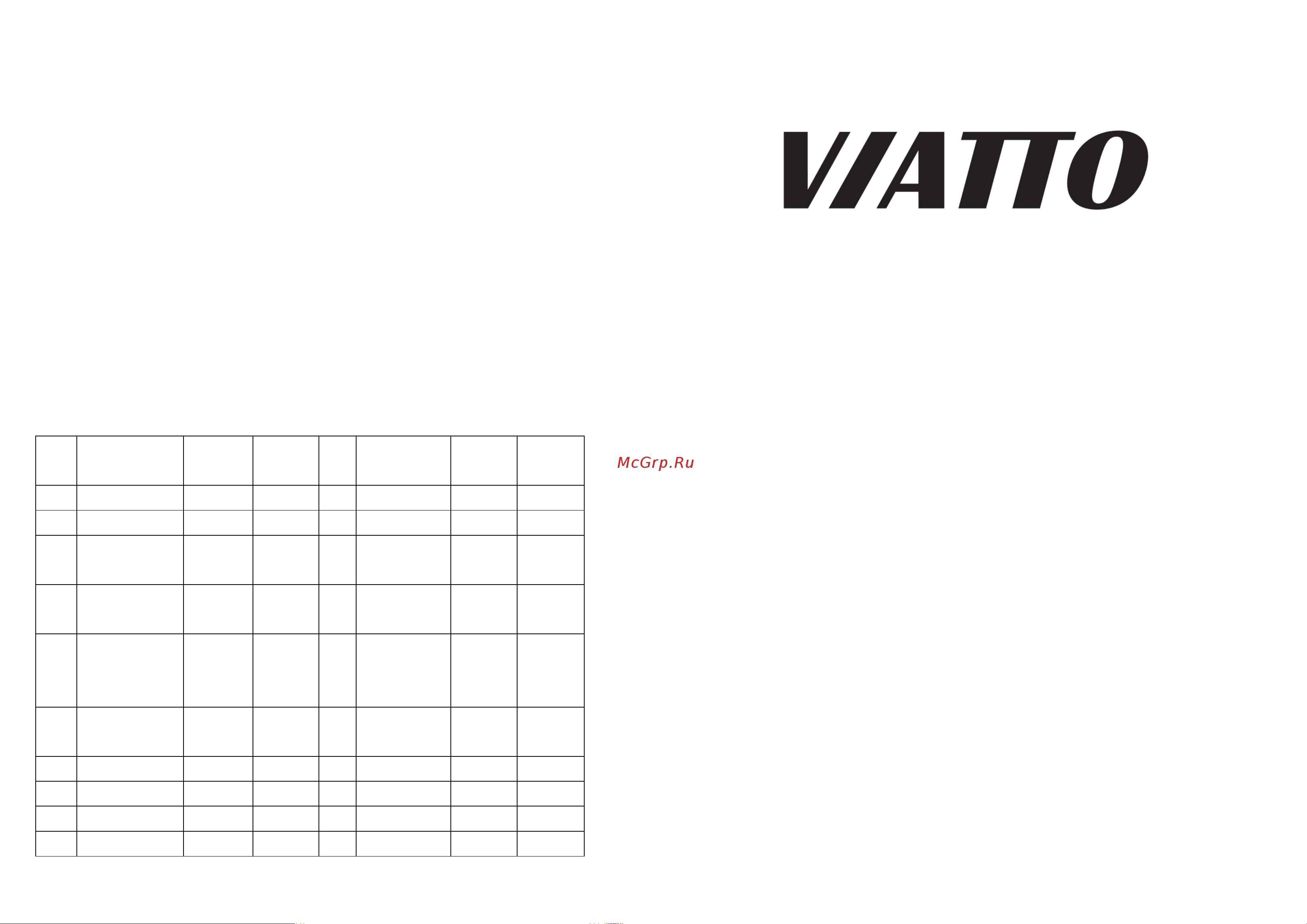 VIATTO EC‑01 Инструкция по эксплуатации онлайн